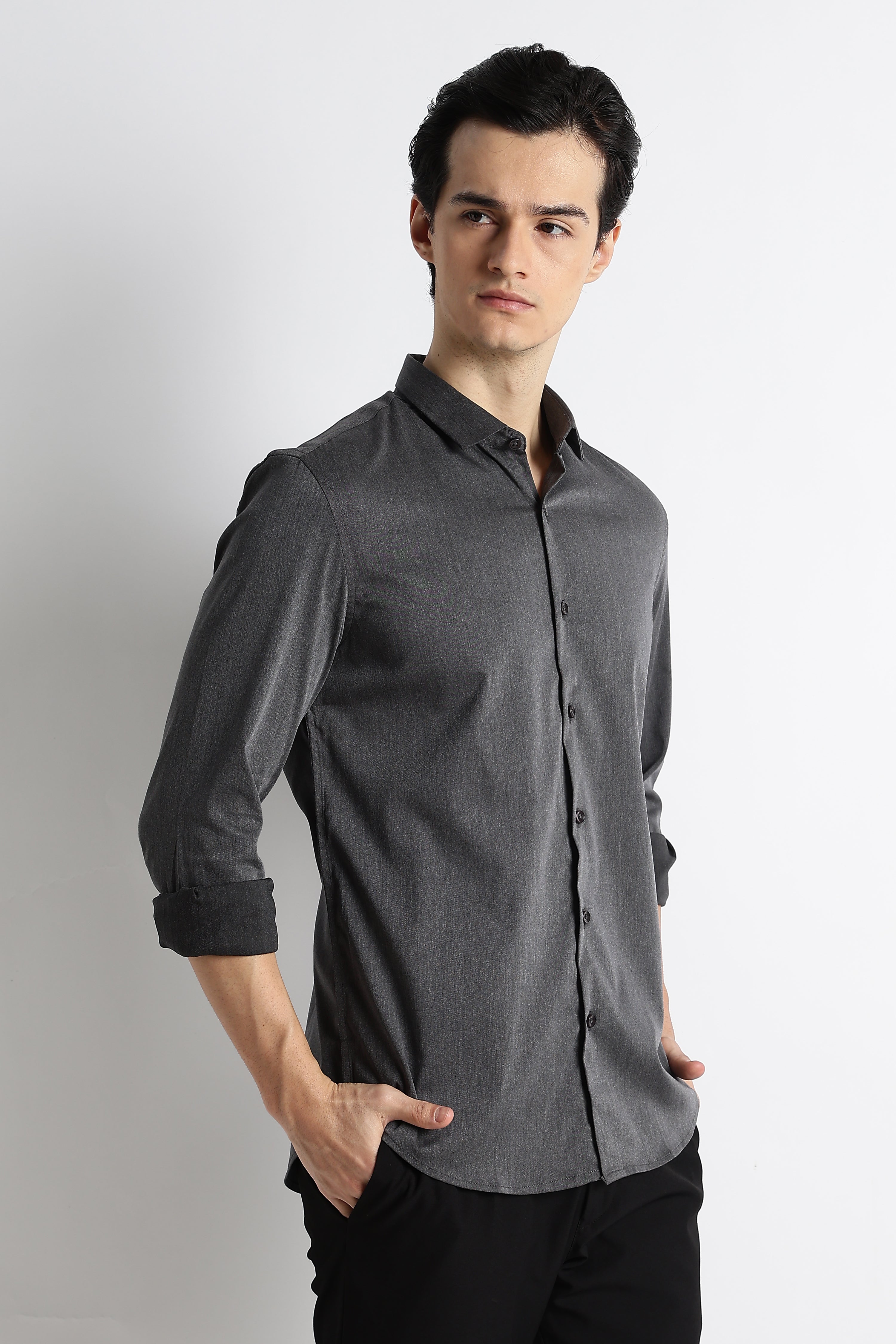 Men Essential Poly-Lycra Shirt