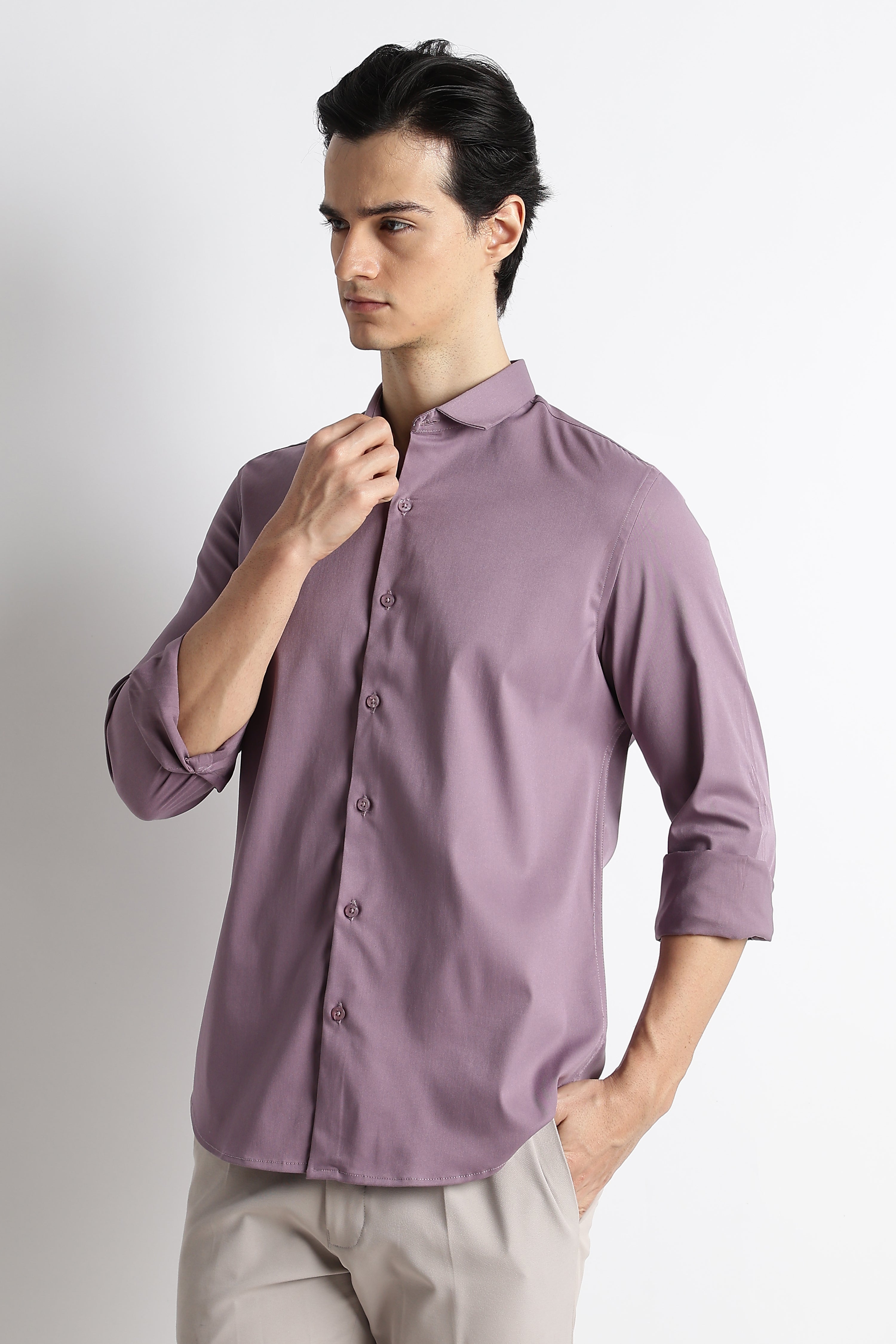 Men Essential Poly-Lycra Shirt