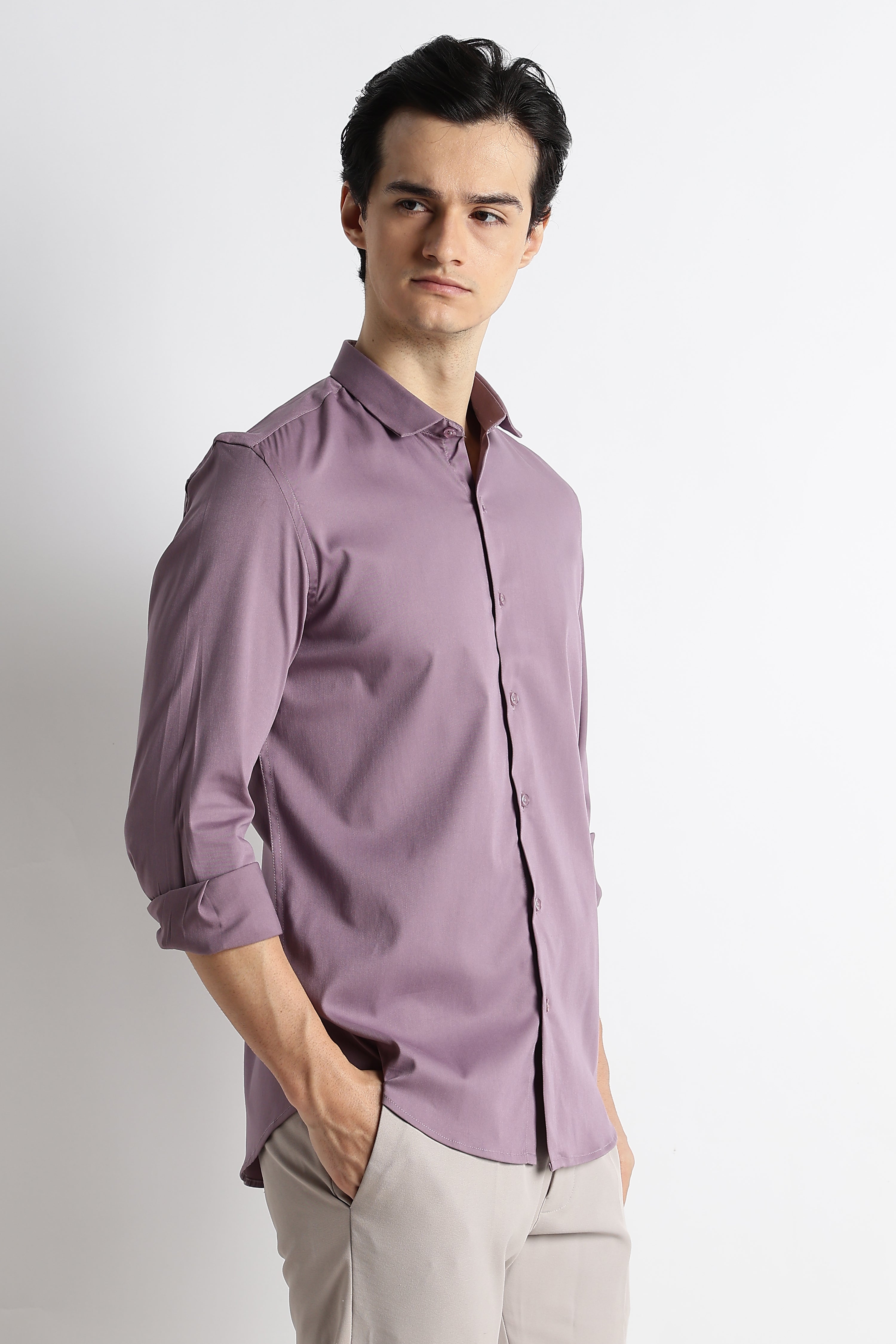 Men Essential Poly-Lycra Shirt