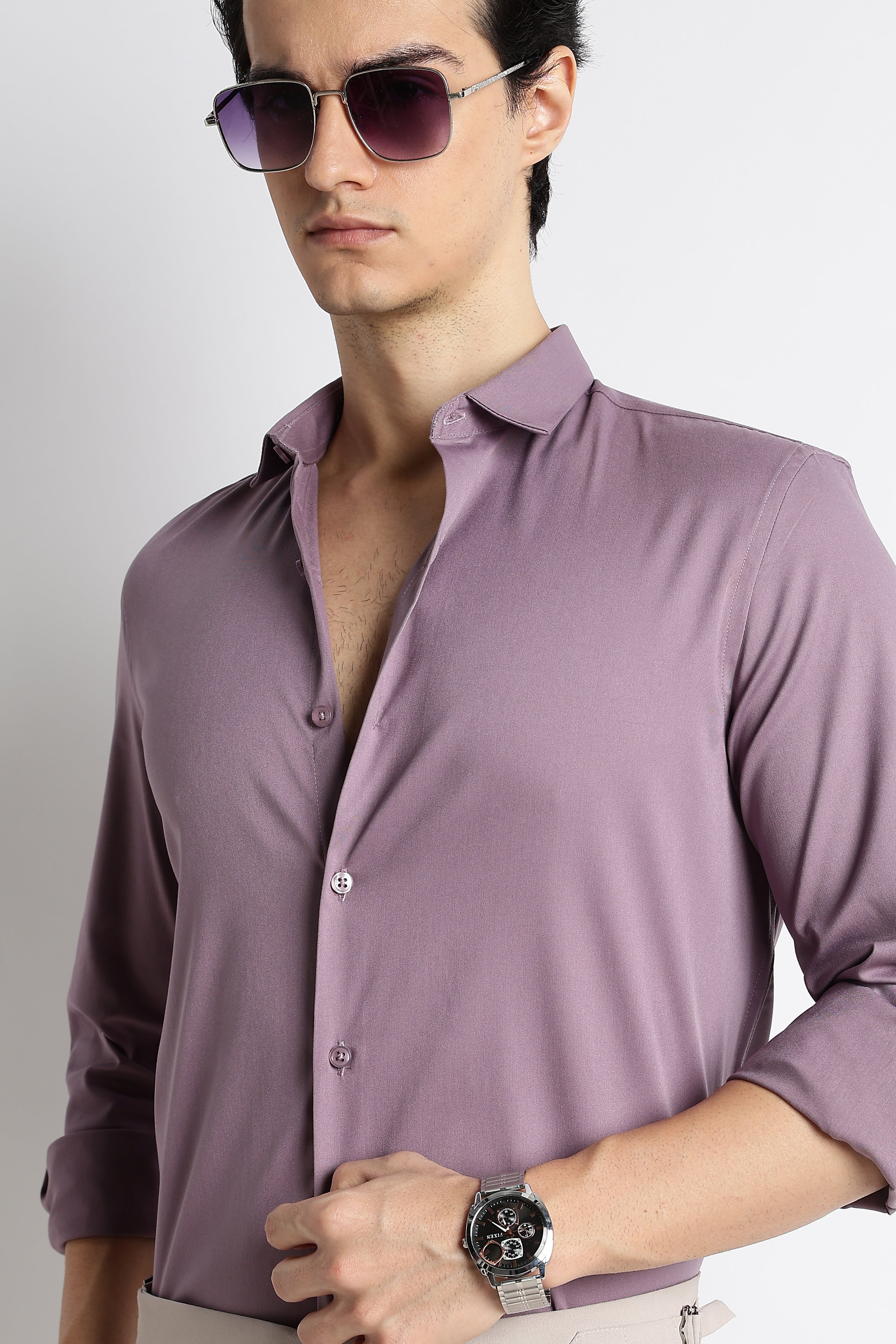 Men Essential Poly-Lycra Shirt