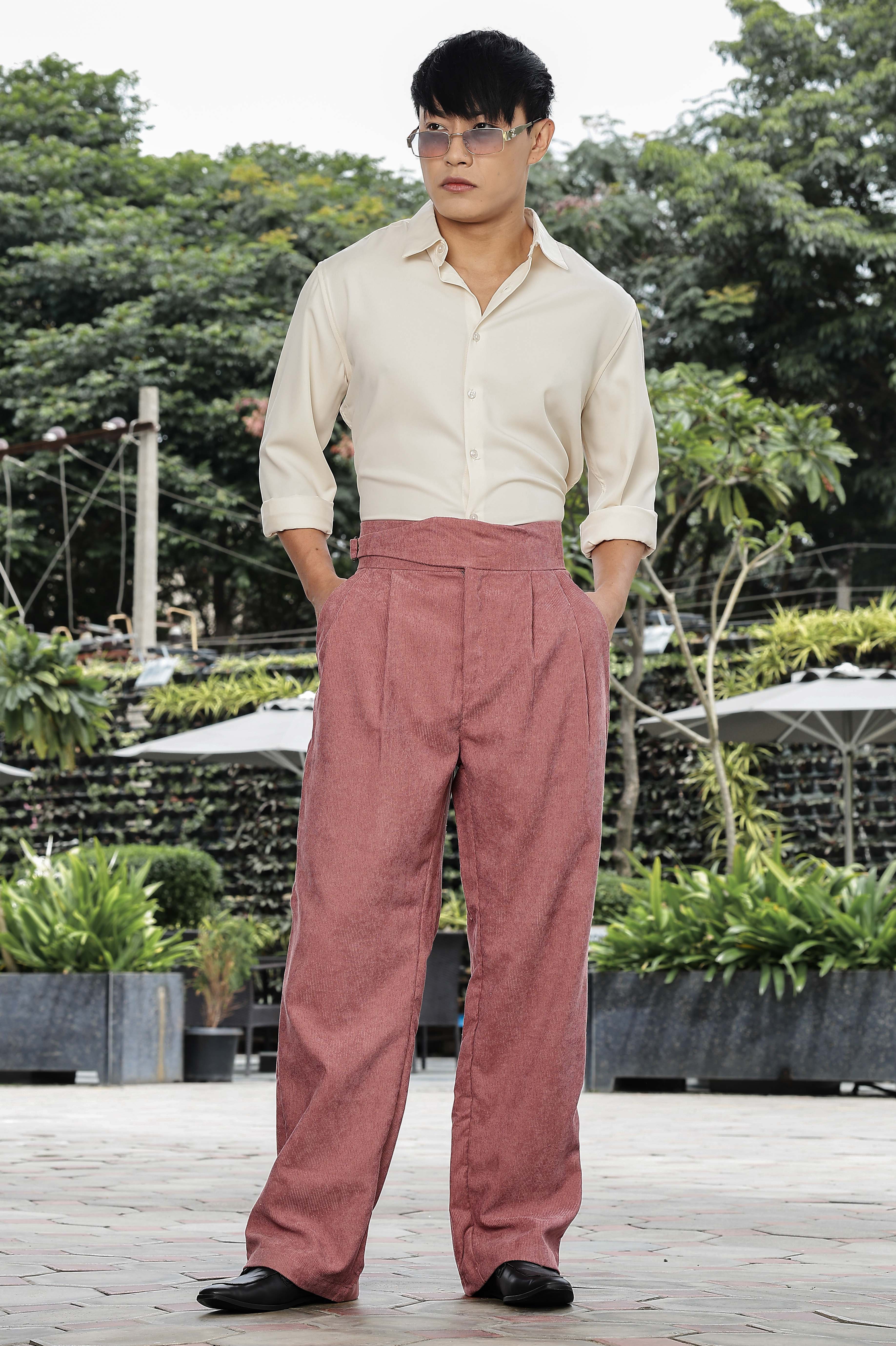Men  Corduroy Gurkha Trousers