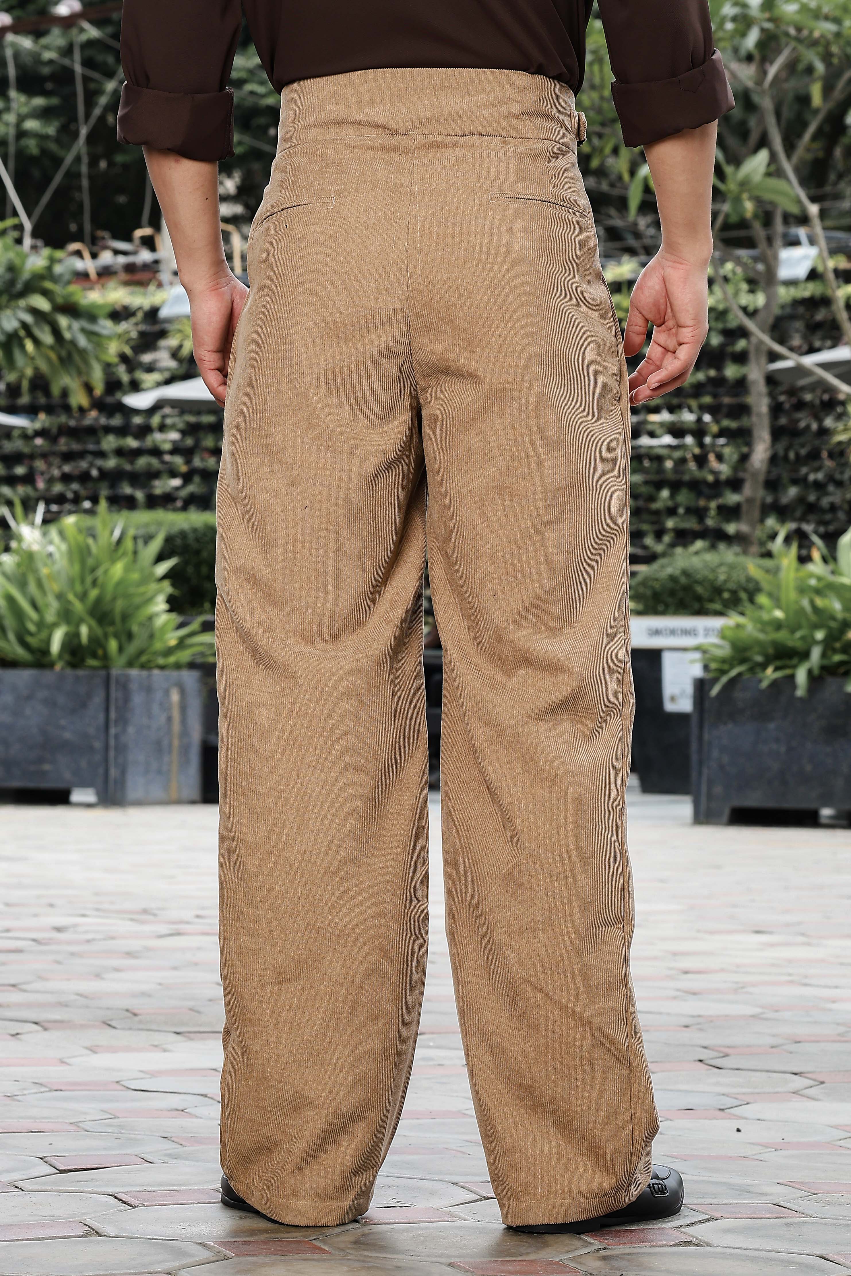 Men Corduroy Gurkha Trousers