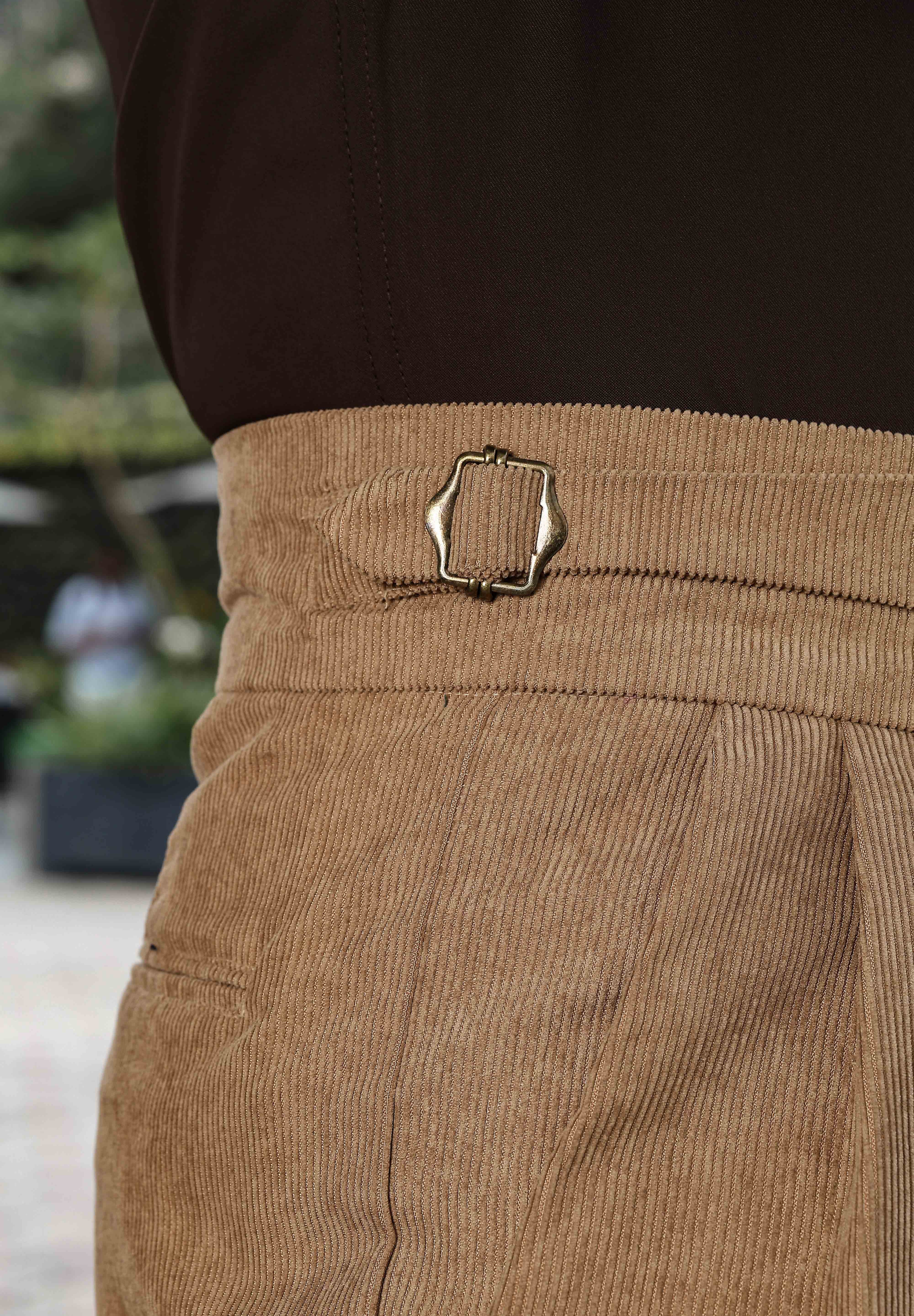 Men Corduroy Gurkha Trousers