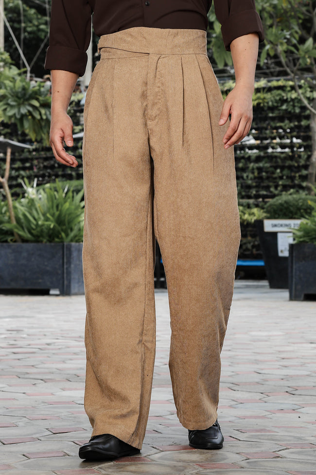 Men Corduroy Gurkha Trousers
