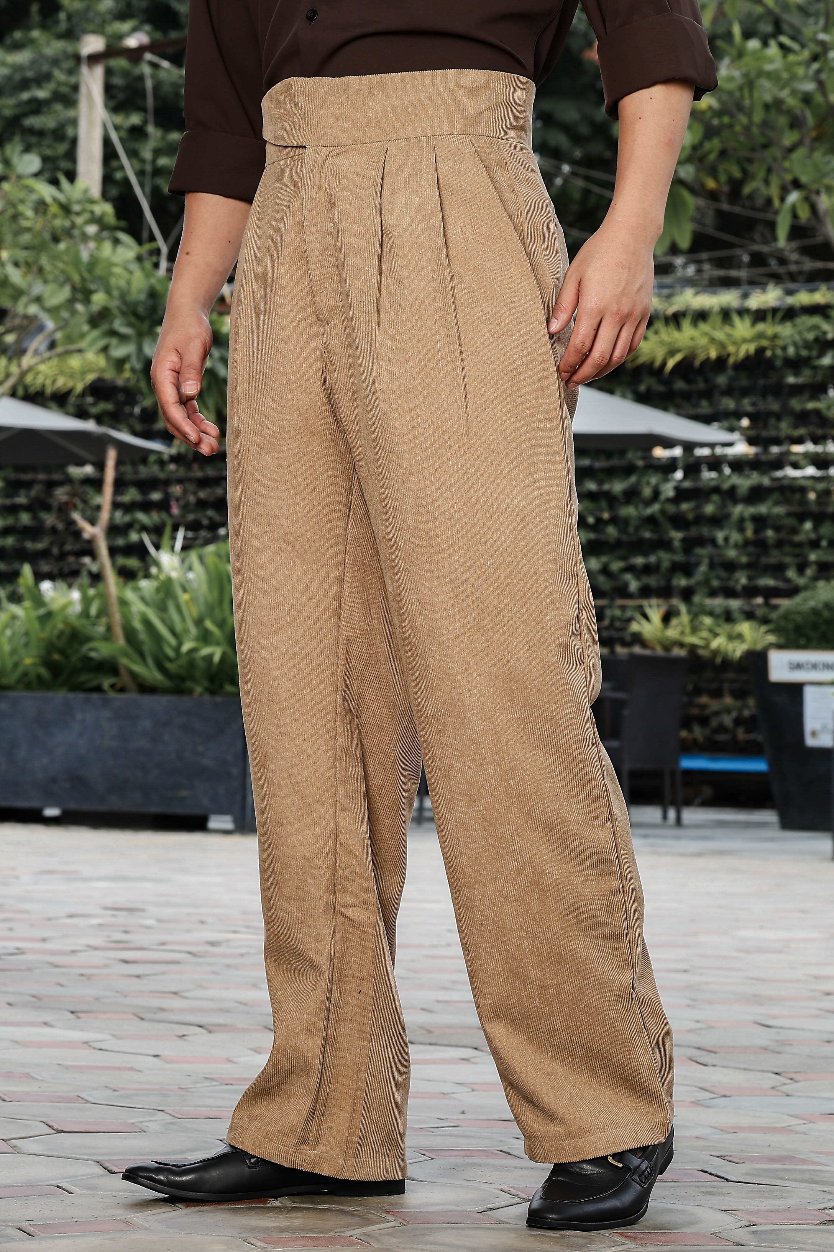 Men Corduroy Gurkha Trousers