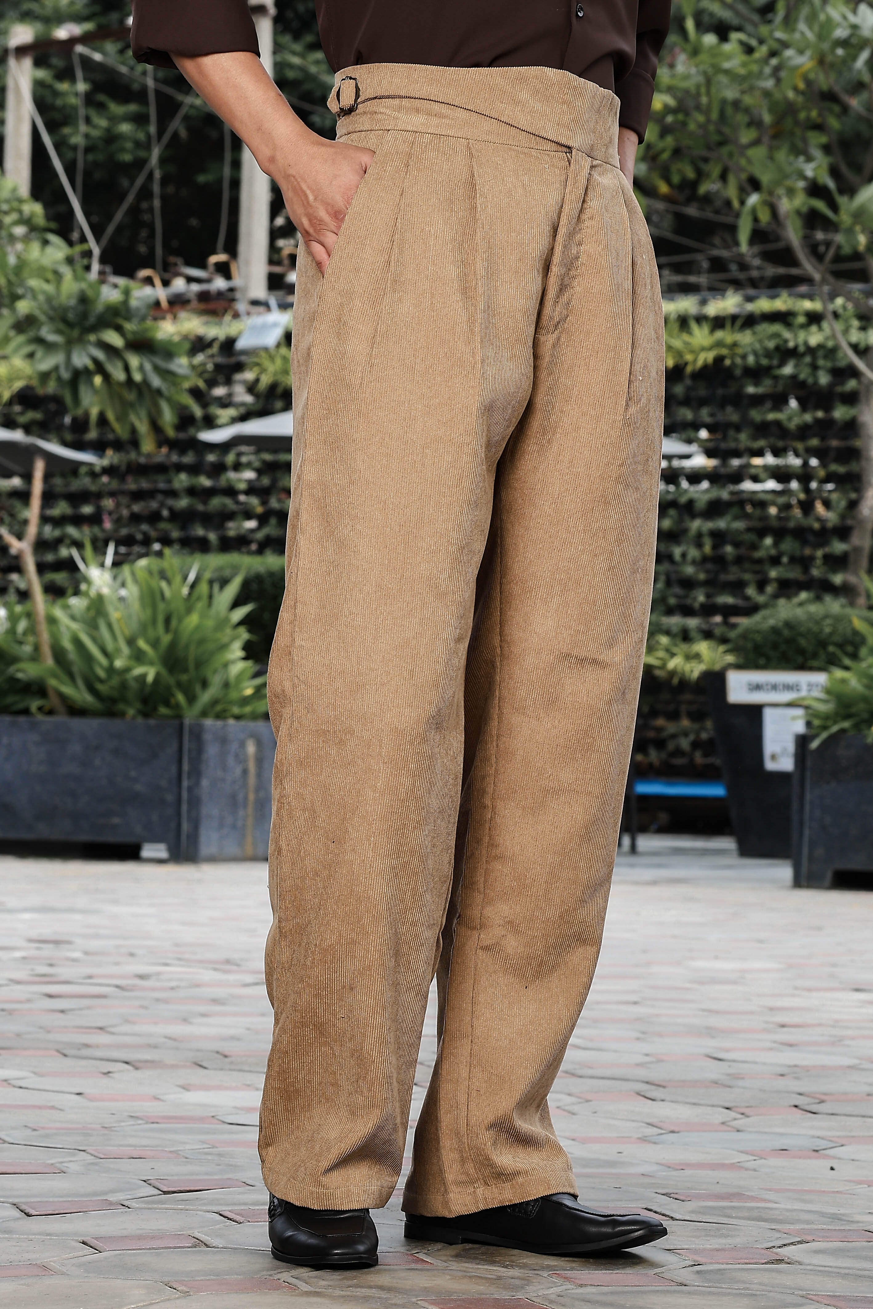 Men Corduroy Gurkha Trousers