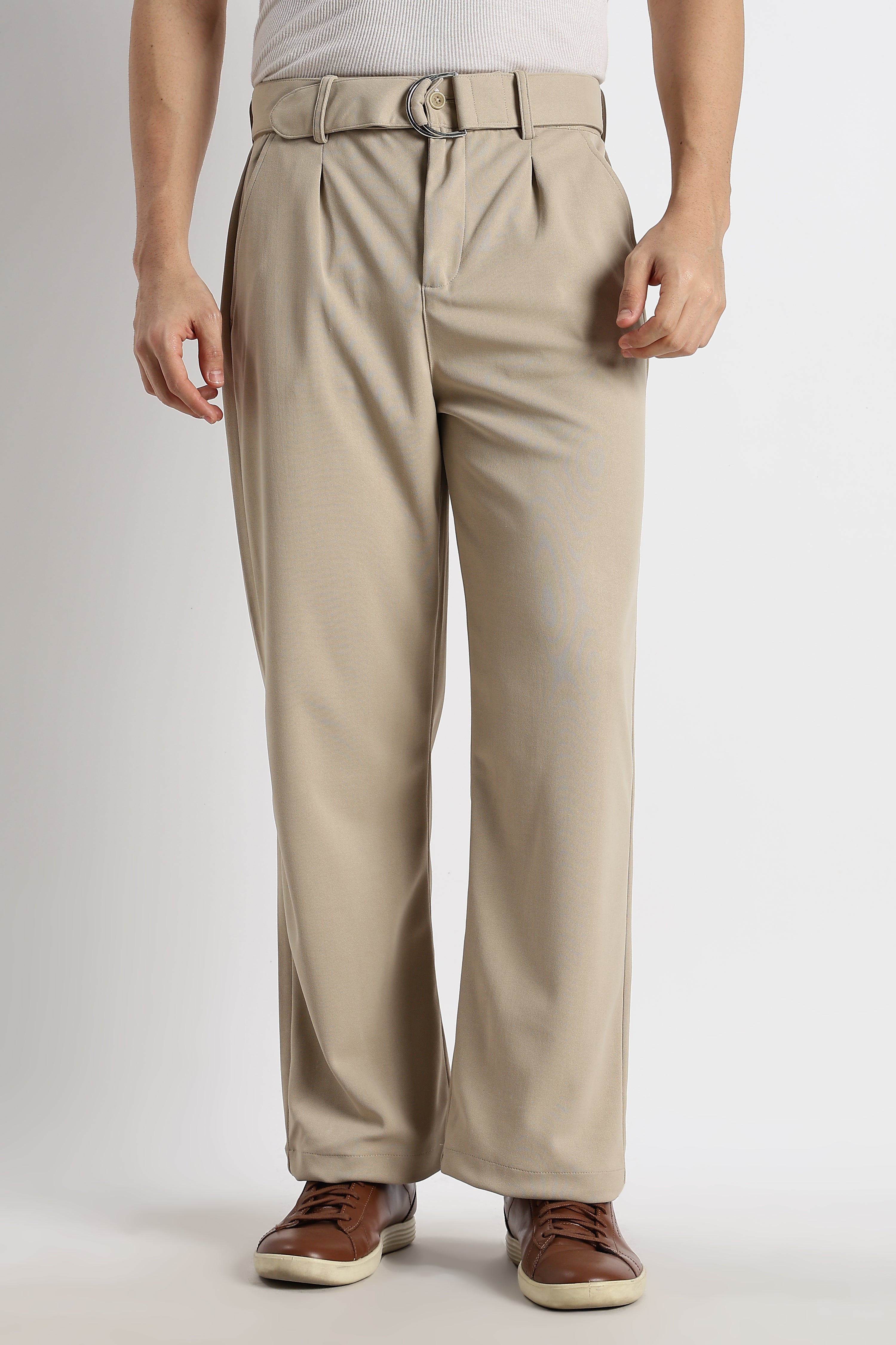 Men Relaxed Korean Pants