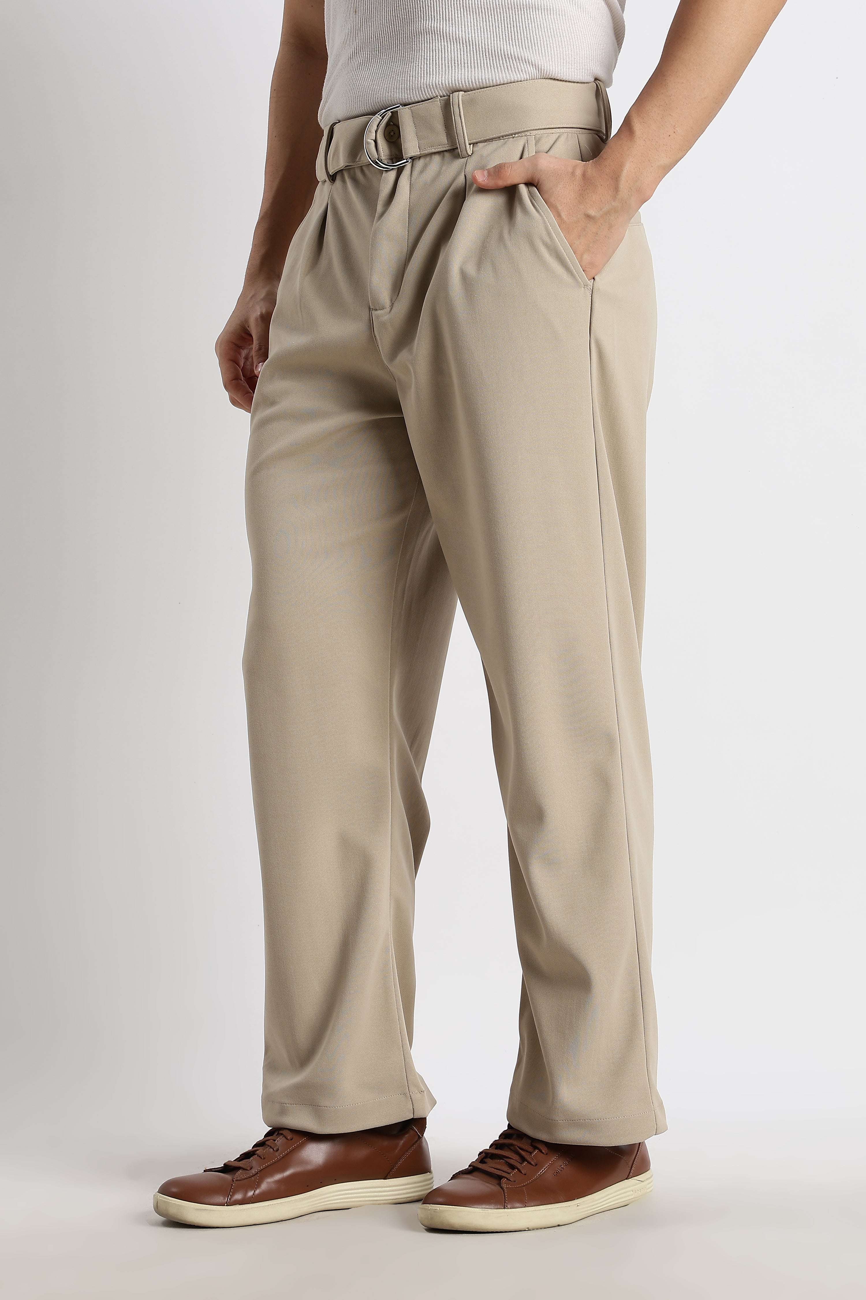 Men Relaxed Korean Pants