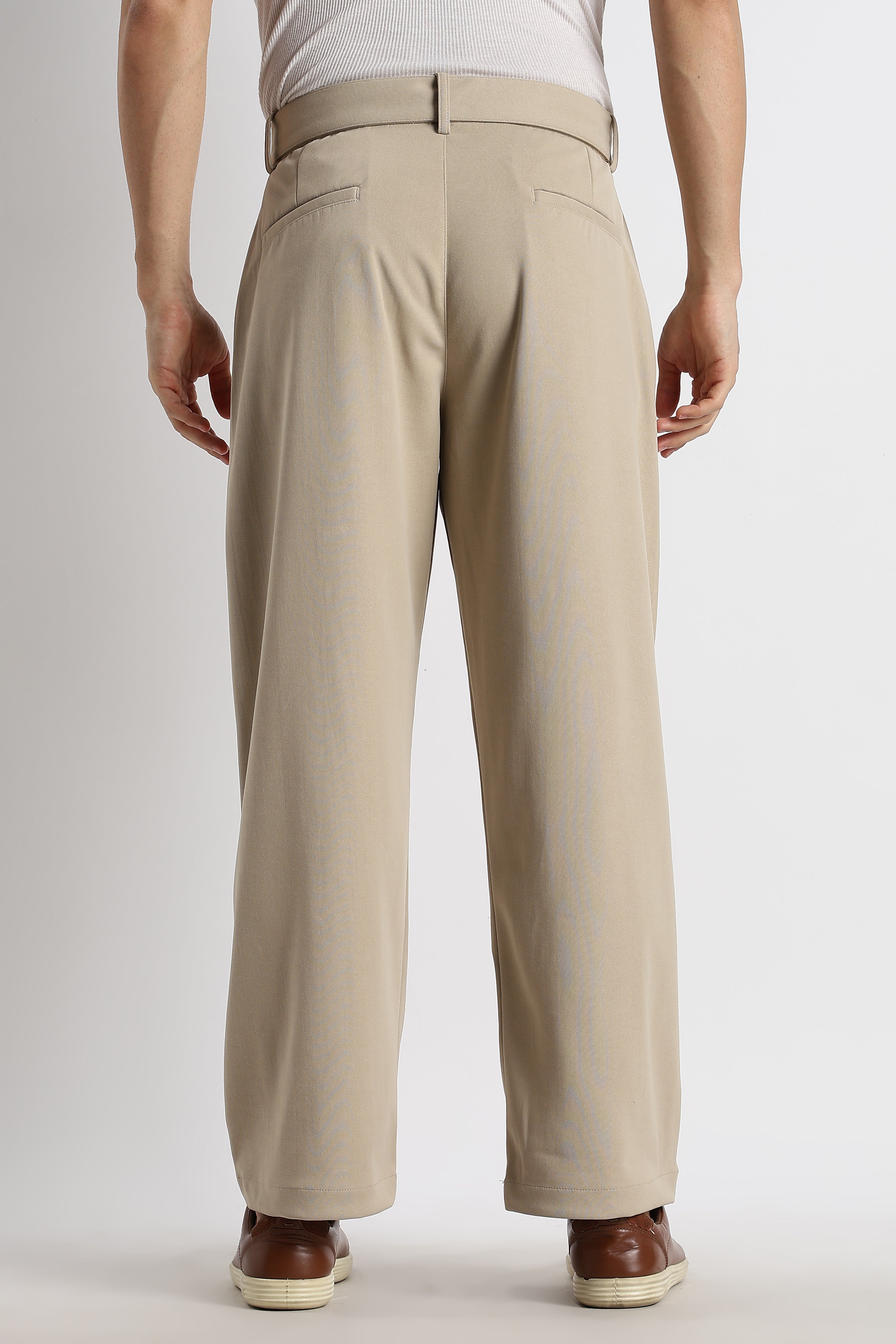Men Relaxed Korean Pants