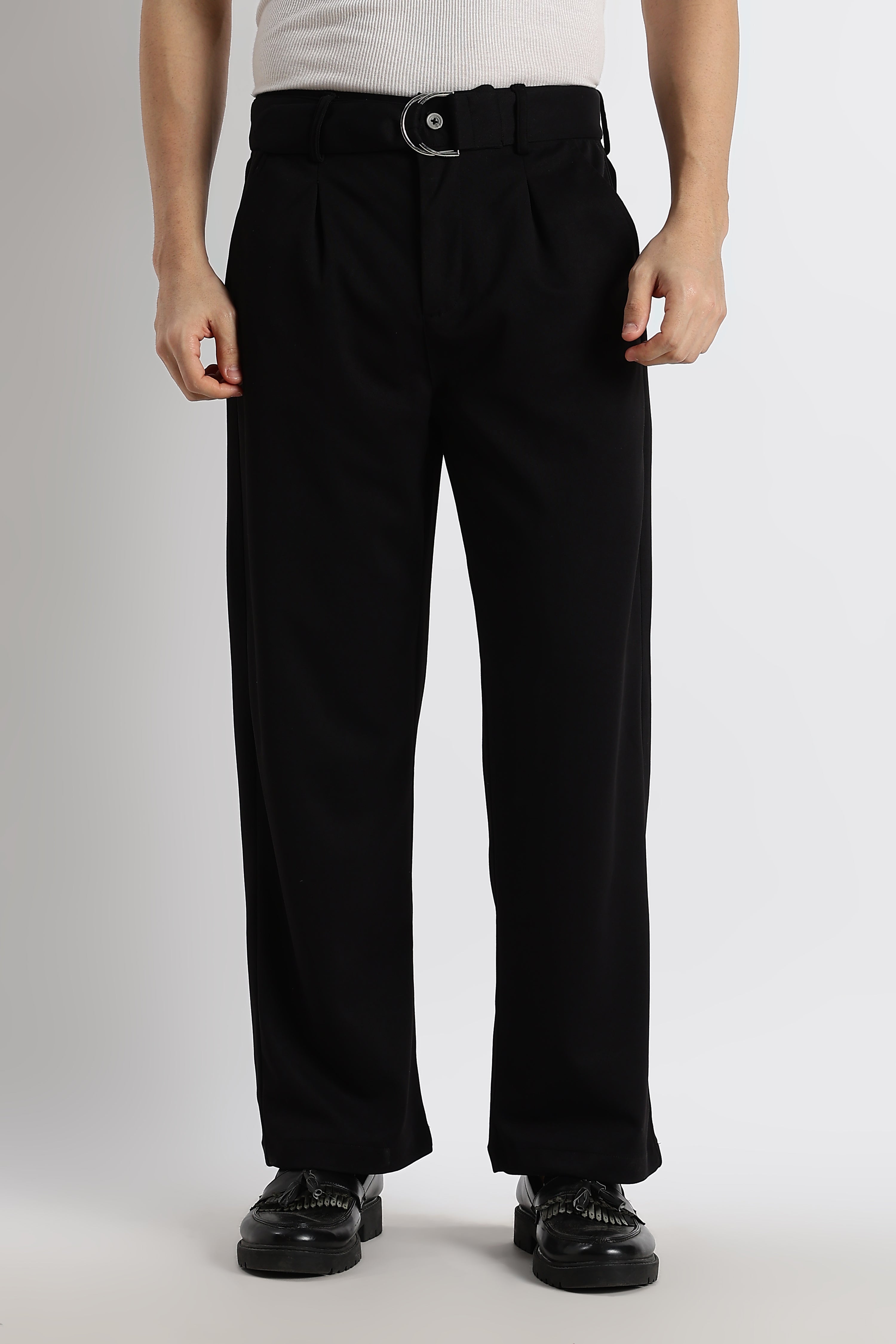 Men Relaxed Korean Pants