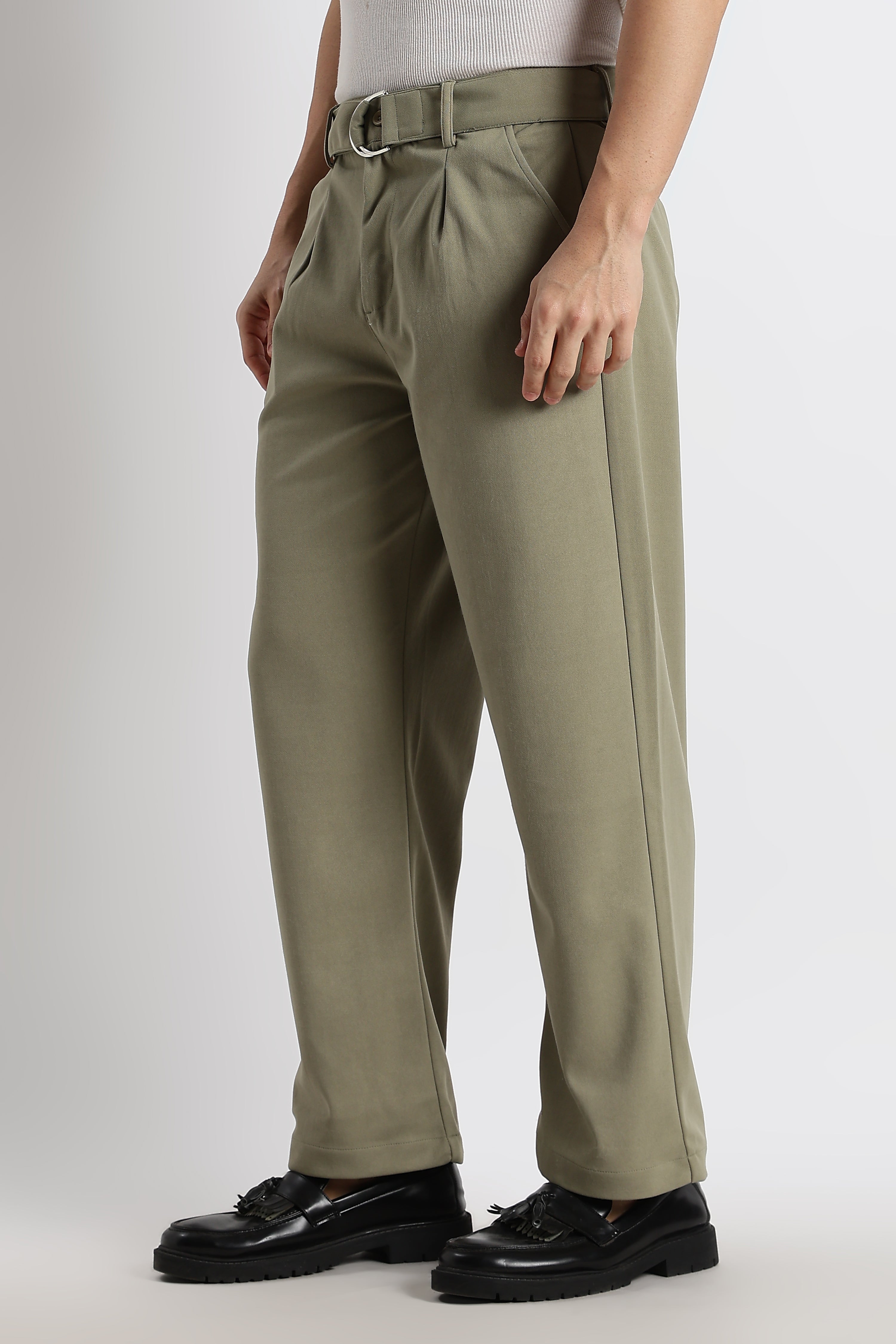 Men Relaxed Korean Pants