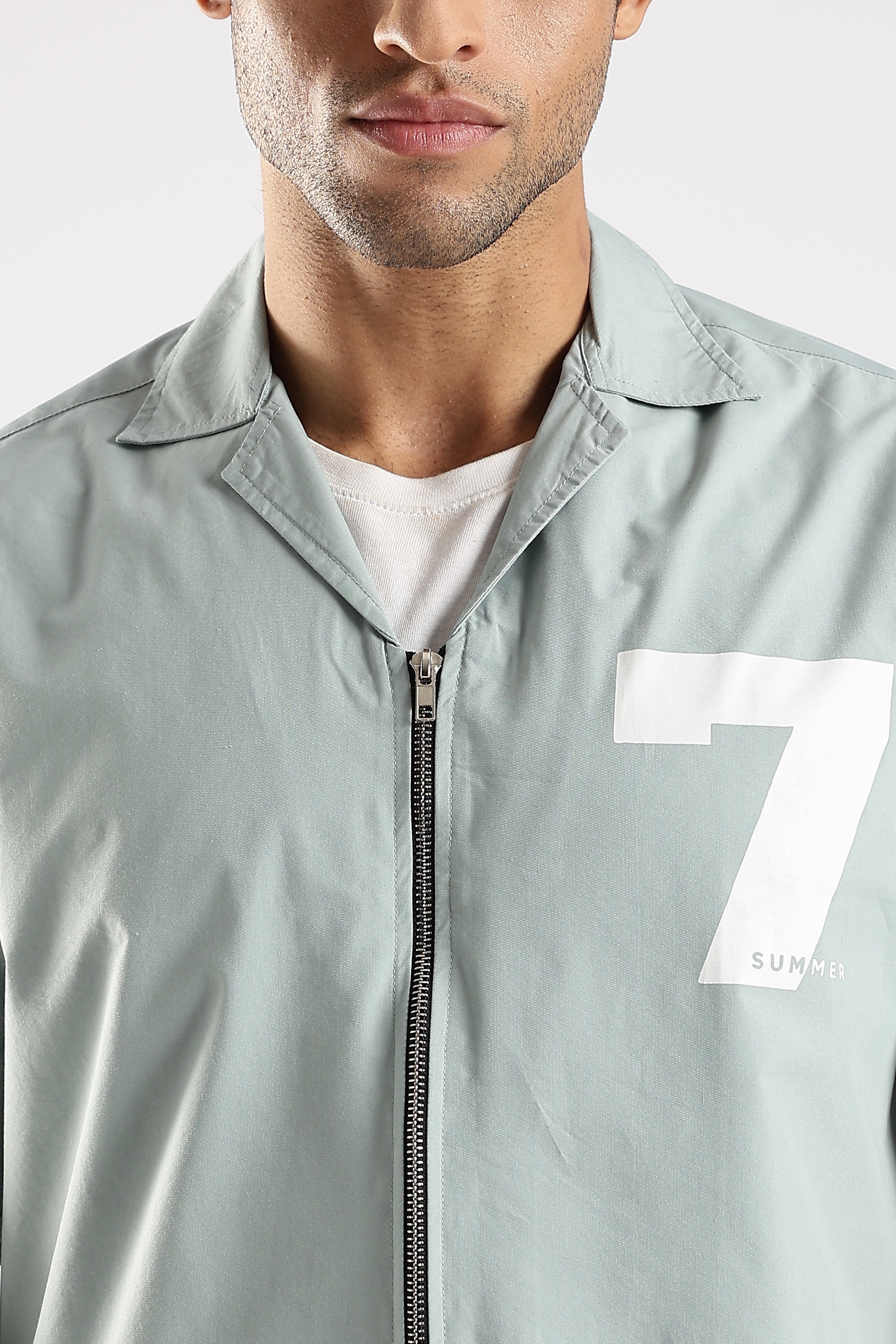 Men Green Slim Fit Shirt