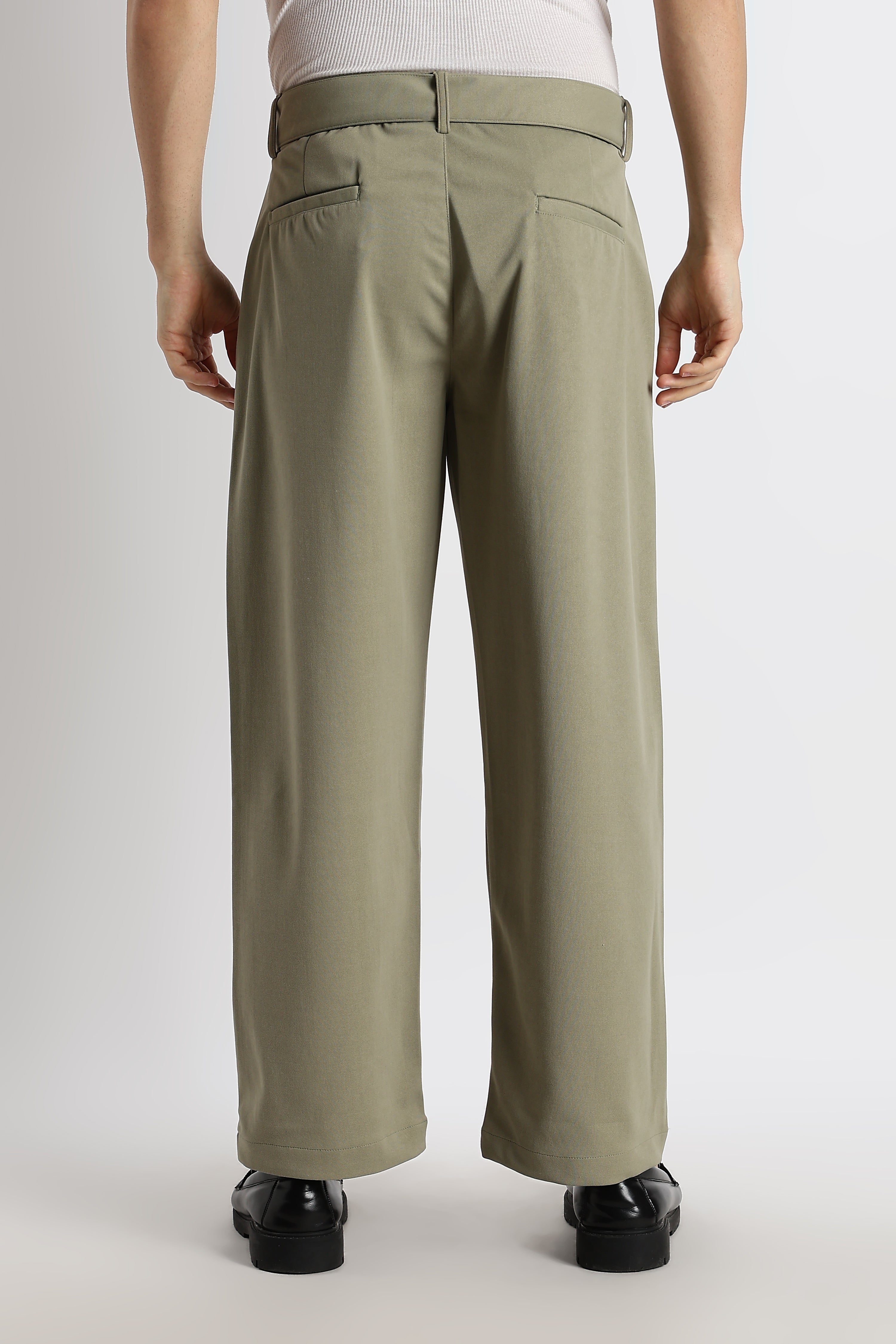 Men Relaxed Korean Pants