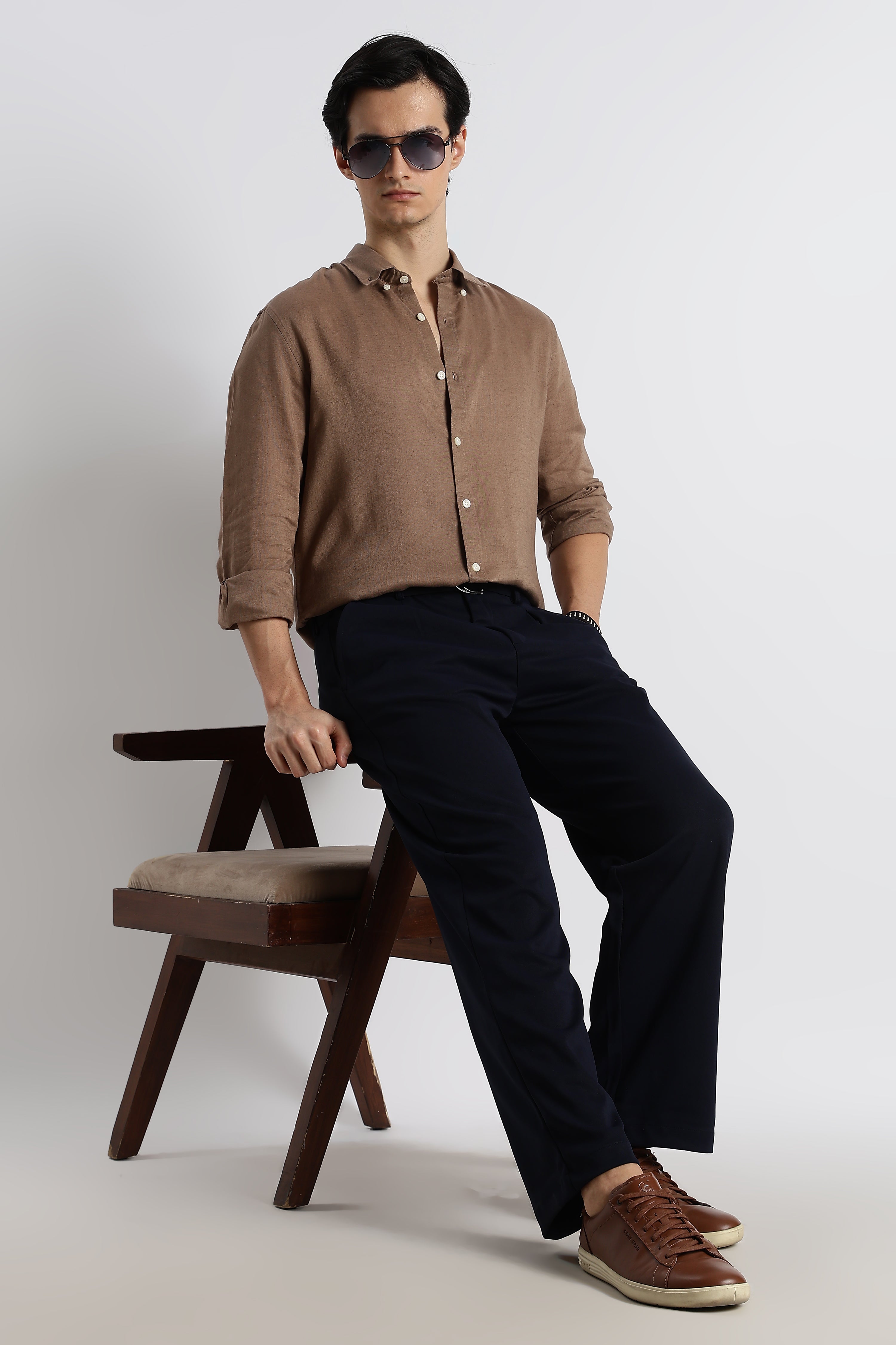 Men Relaxed Korean Pants