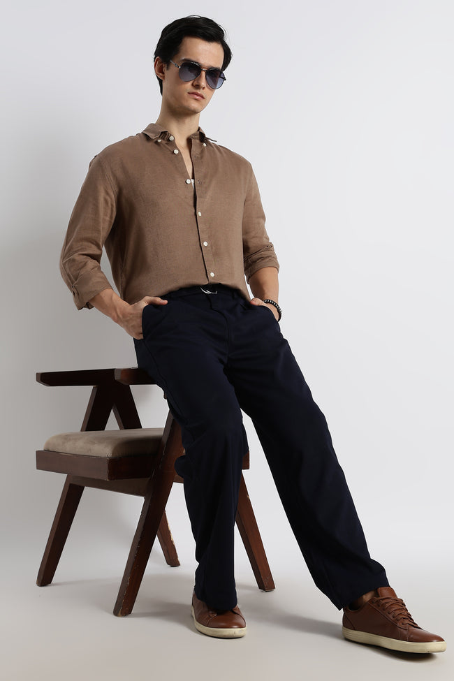 Men Relaxed Korean Pants