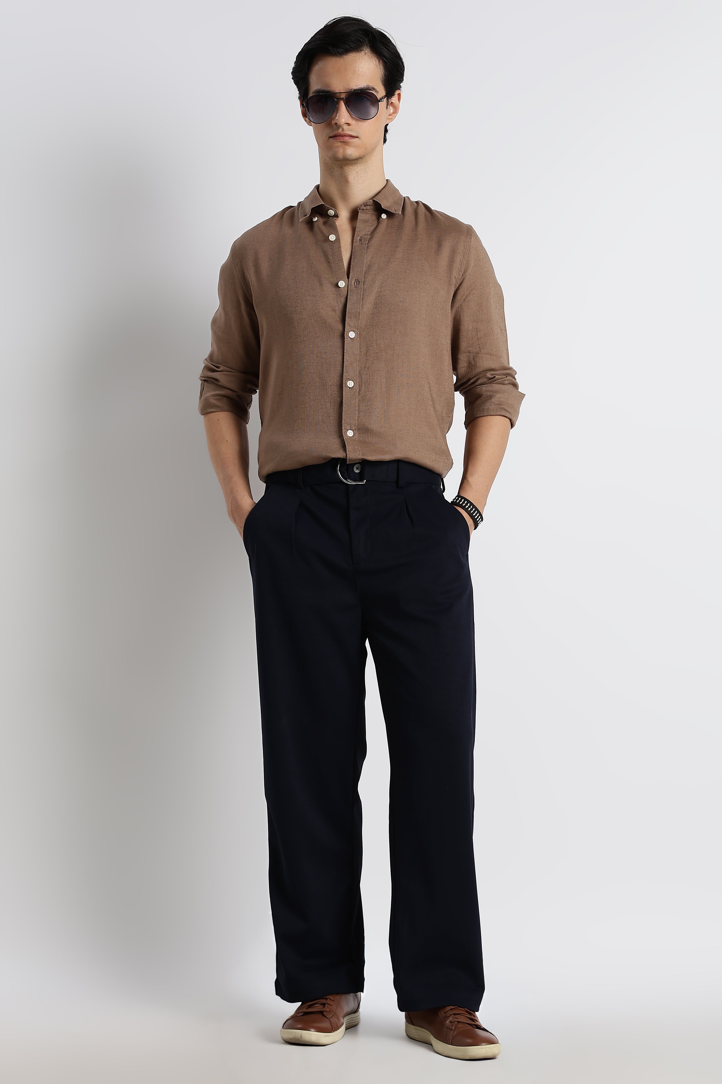 Men Relaxed Korean Pants