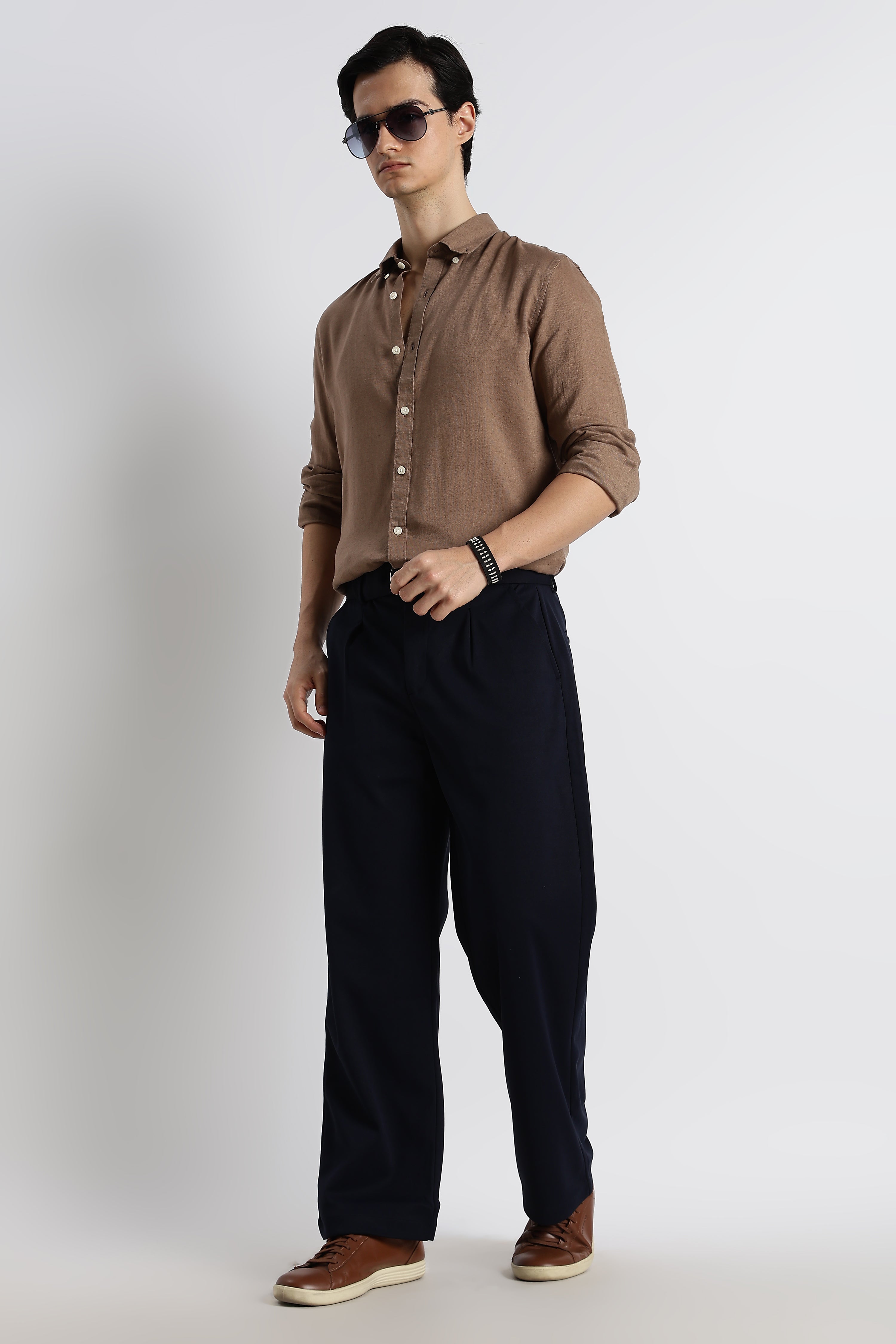 Men Relaxed Korean Pants