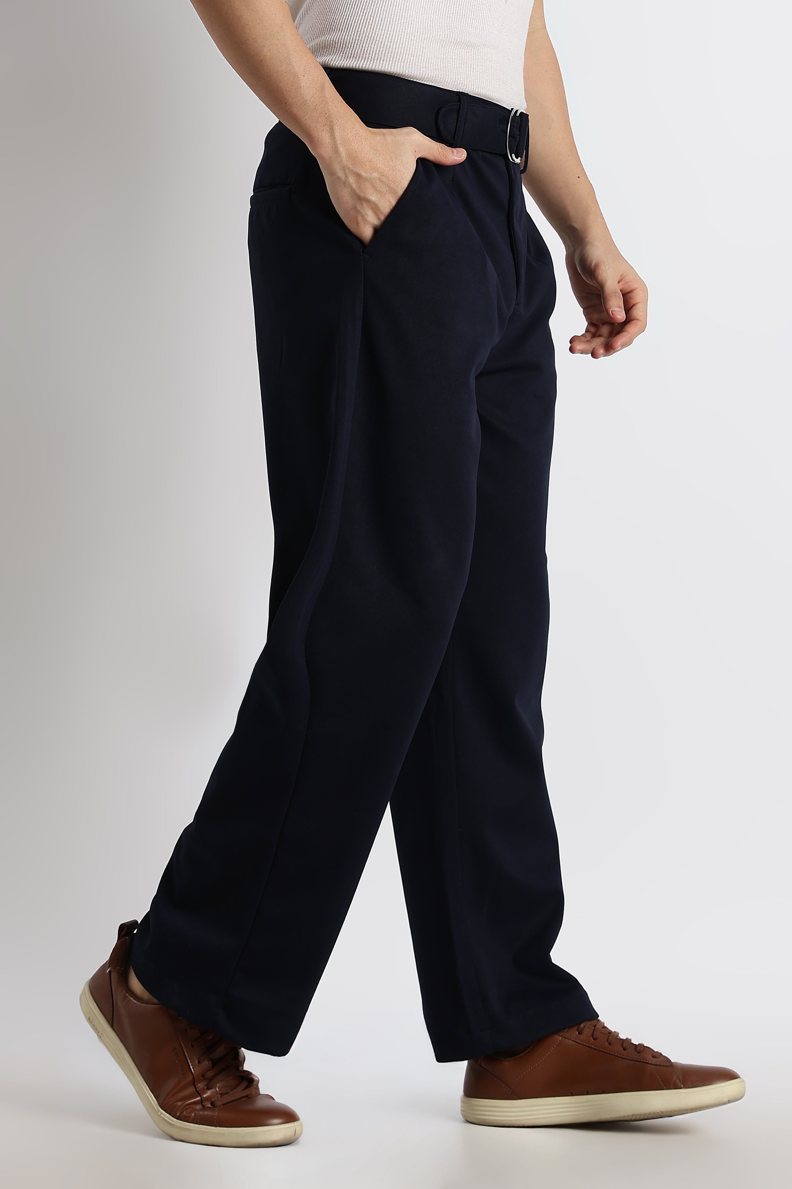 Men Relaxed Korean Pants