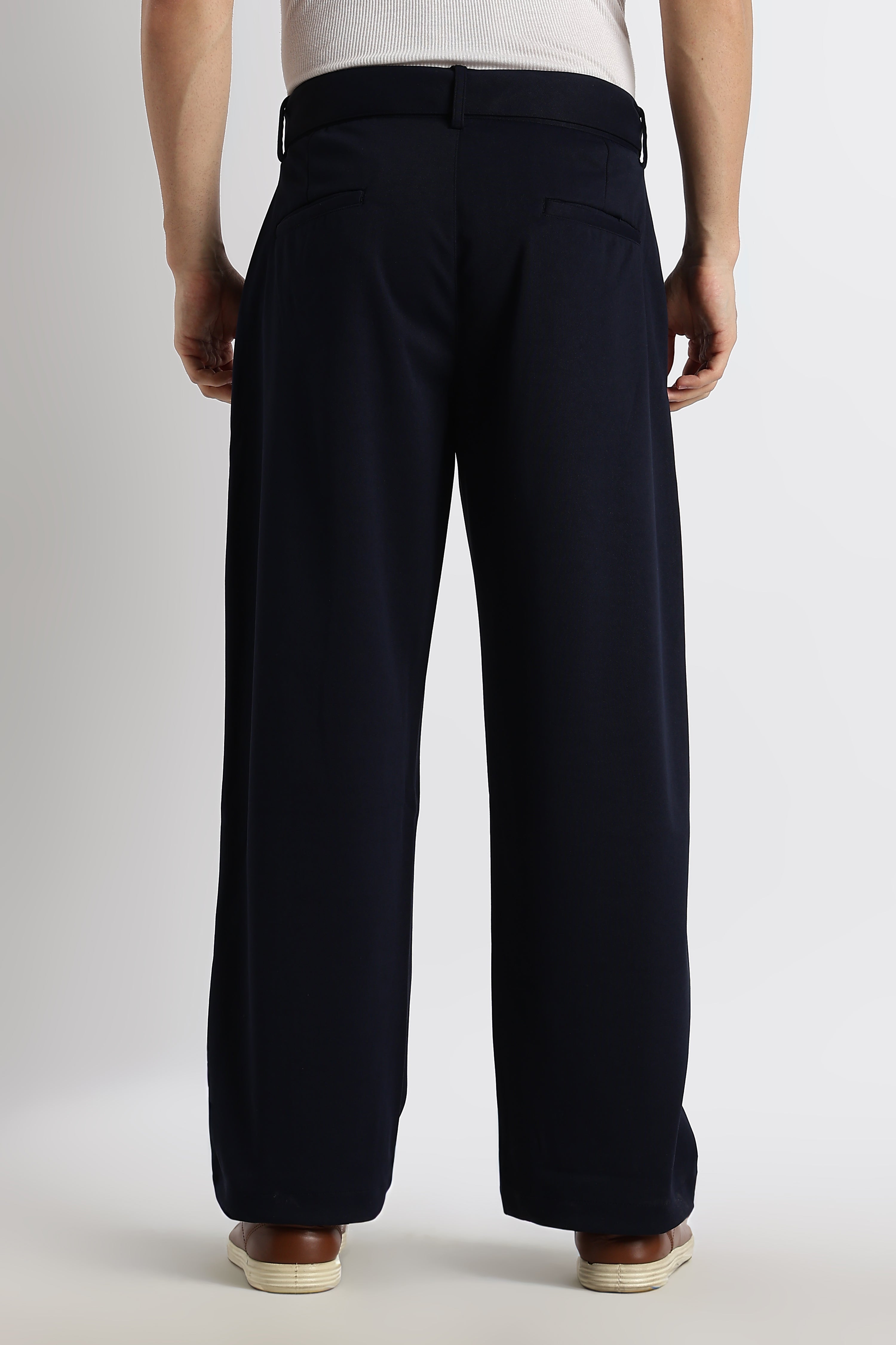 Men Relaxed Korean Pants