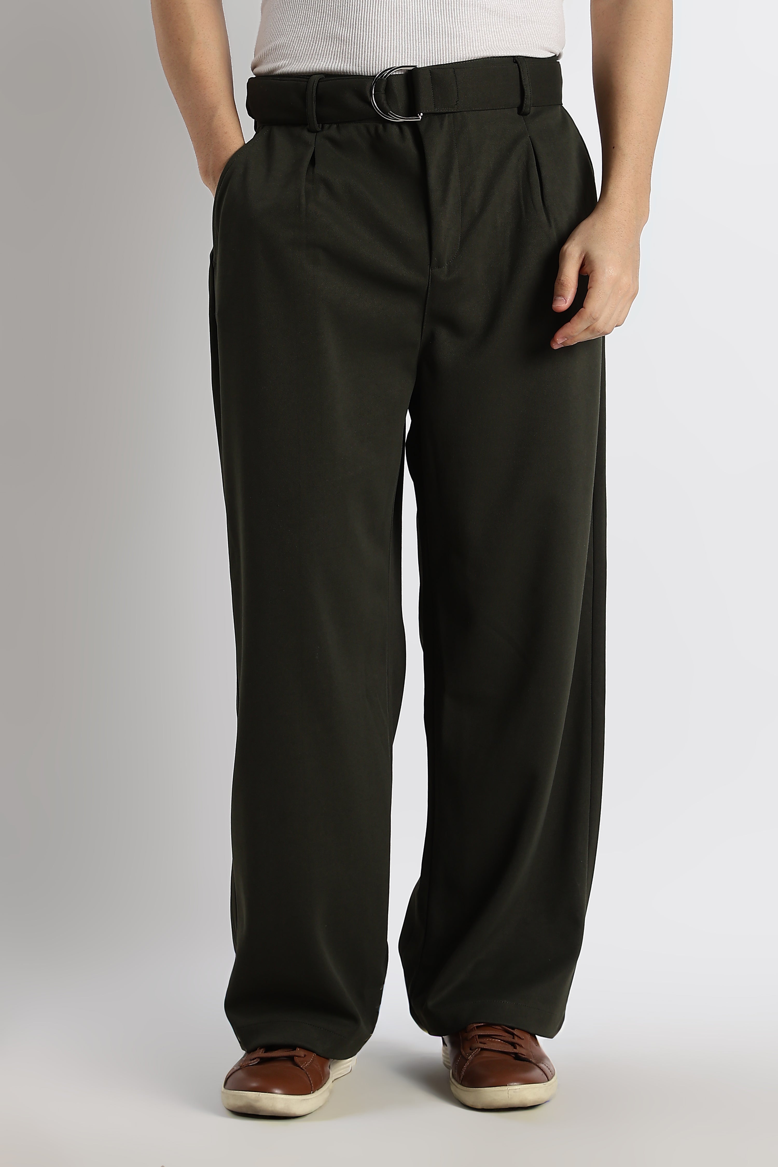 Men Relaxed Korean Pants