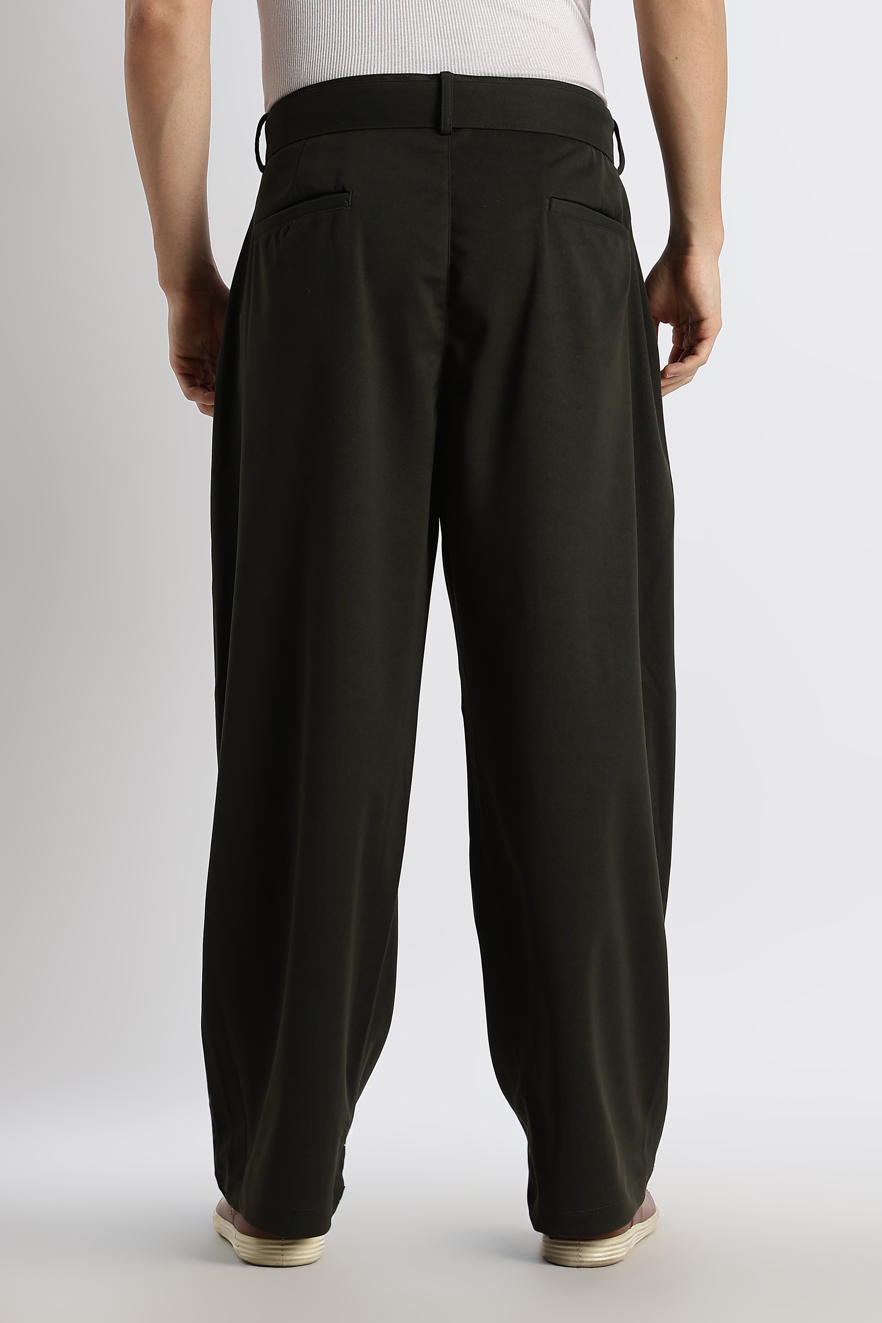 Men Relaxed Korean Pants