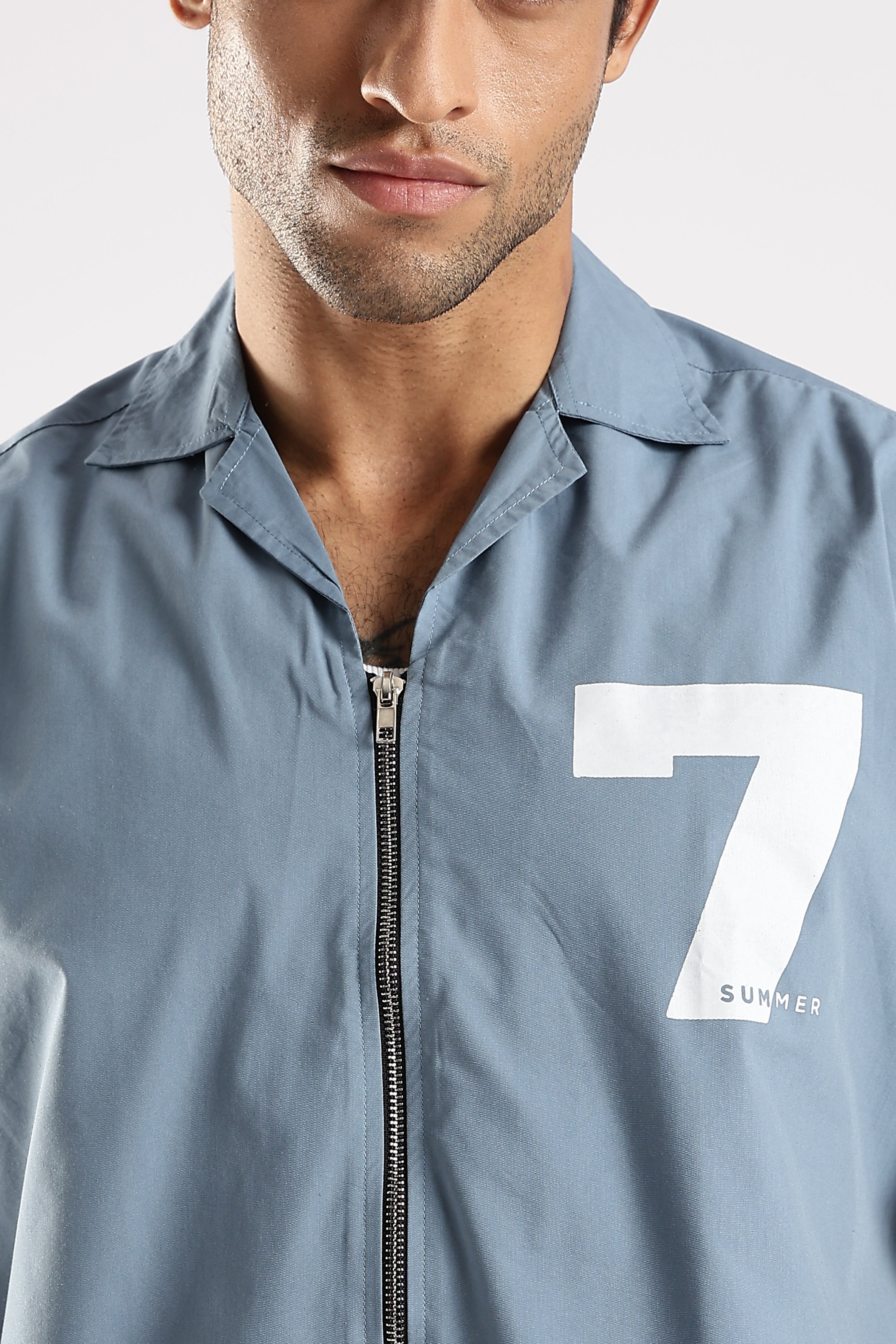 Men Blue Slim Fit Shirt