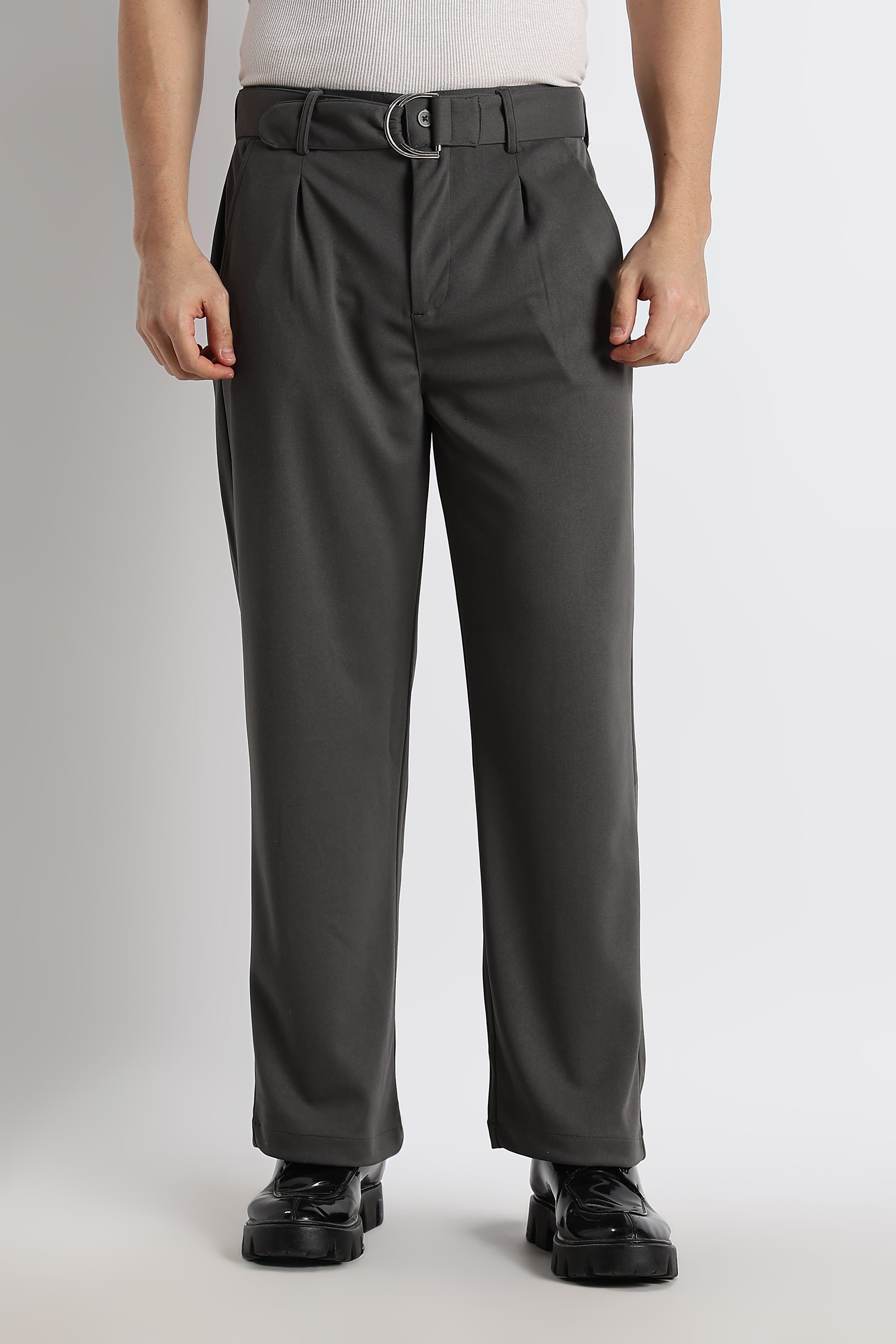 Men Relaxed Korean Pants