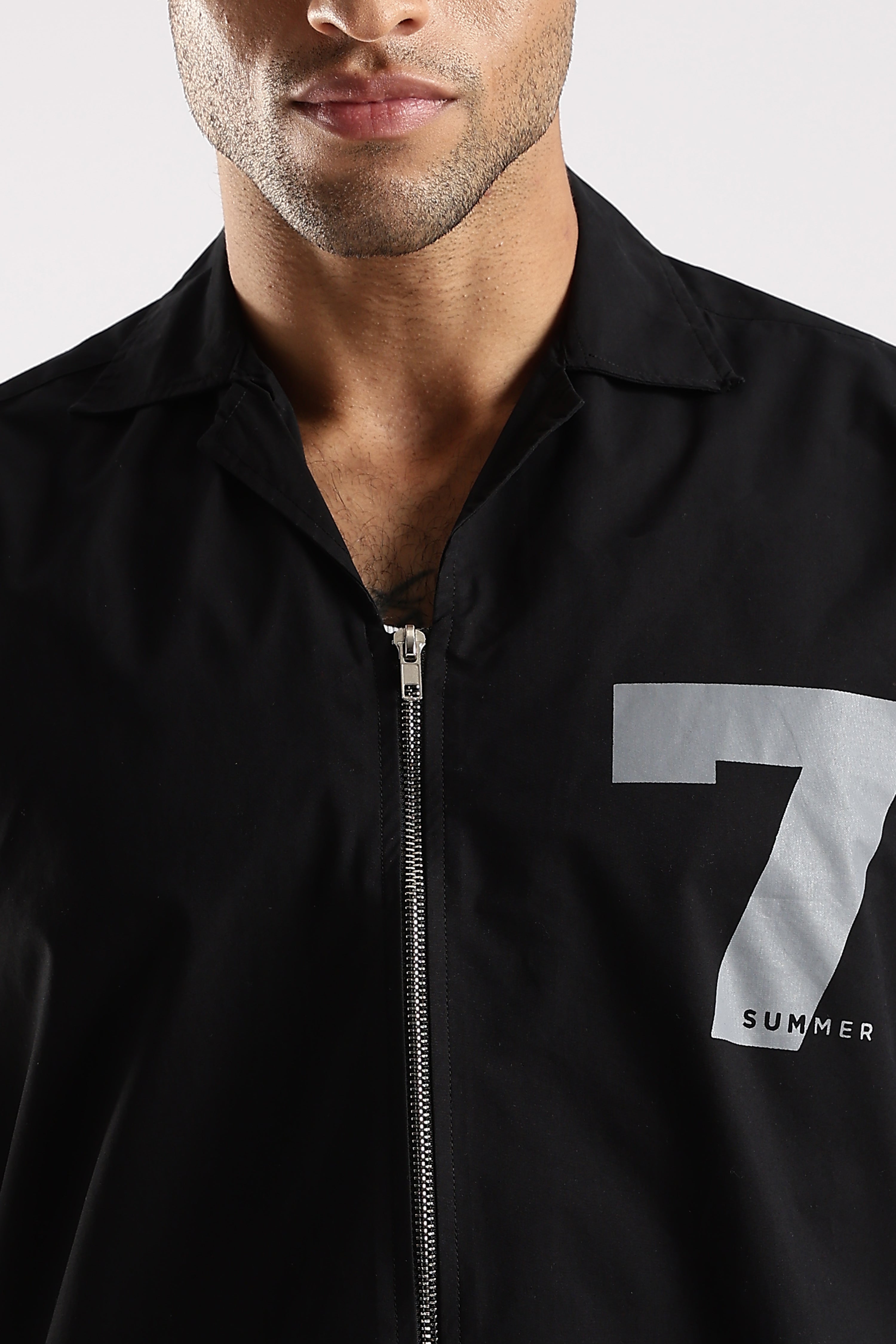 Men Black Slim Fit Shirt