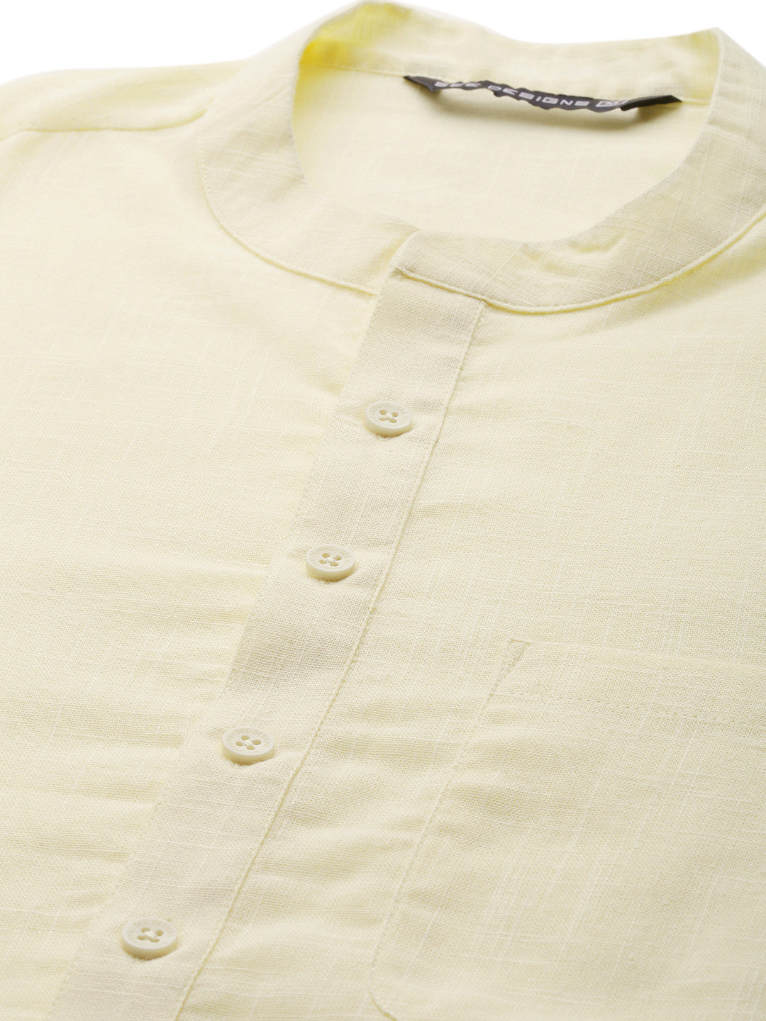 Men Cream Cotton Kurta