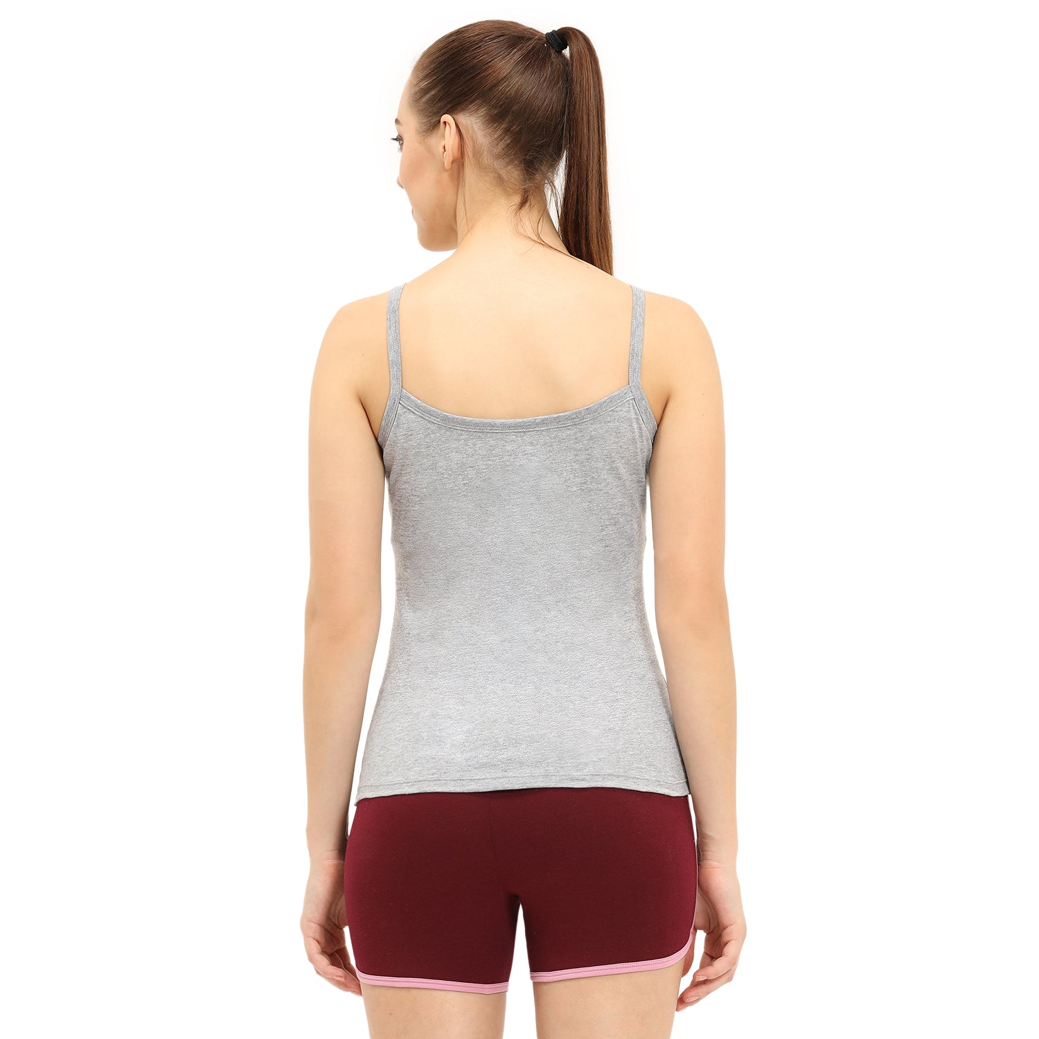Regular Fit Round Neck Short Length Basic Camisole
