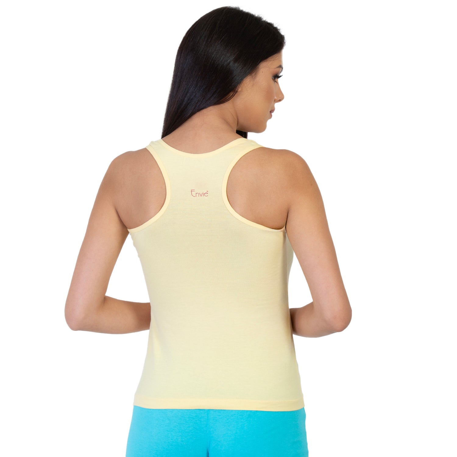 U-Neck Short Length Racerback Tank Top