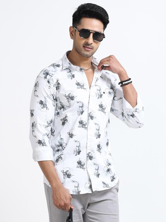 Men Premium Printed Casual Shirt