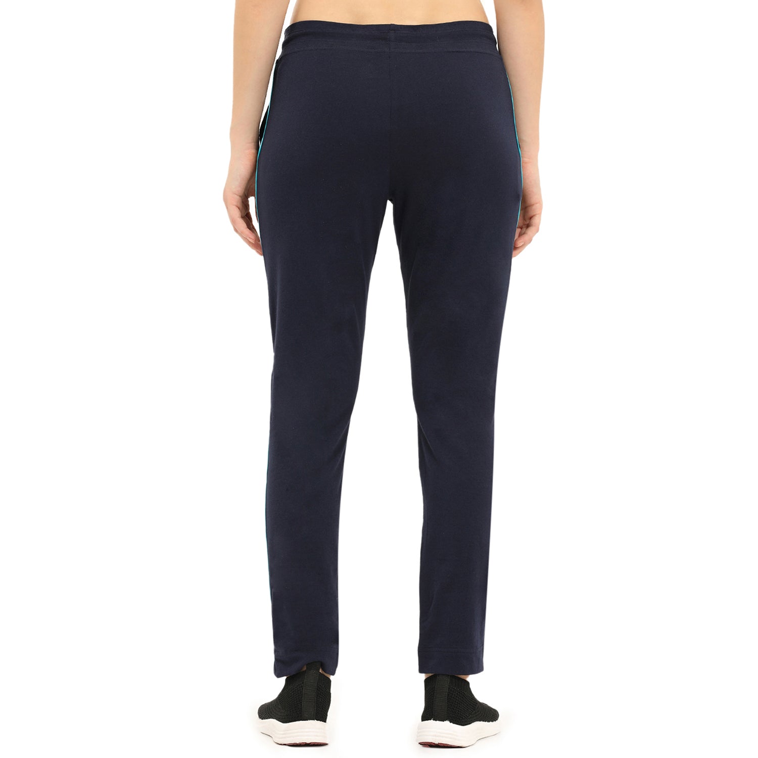 Women Navy Casual Sports Lower Wear Pants