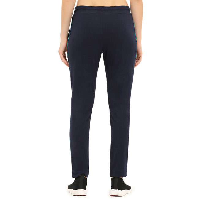 Women Navy Casual Sports Lower Wear Pants