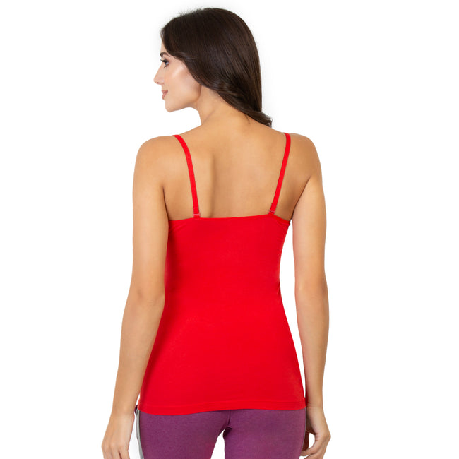 Regular Fit Scoop Neck Hip Length Basic Camisole