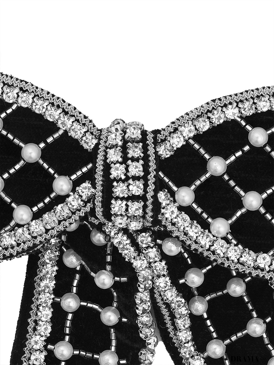 Women Velvet Hair Bow Barrette Clip