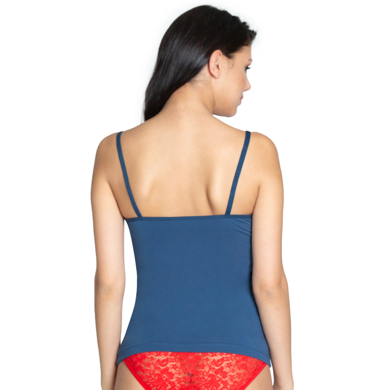 Regular Fit Round Neck Short Length Basic Camisole