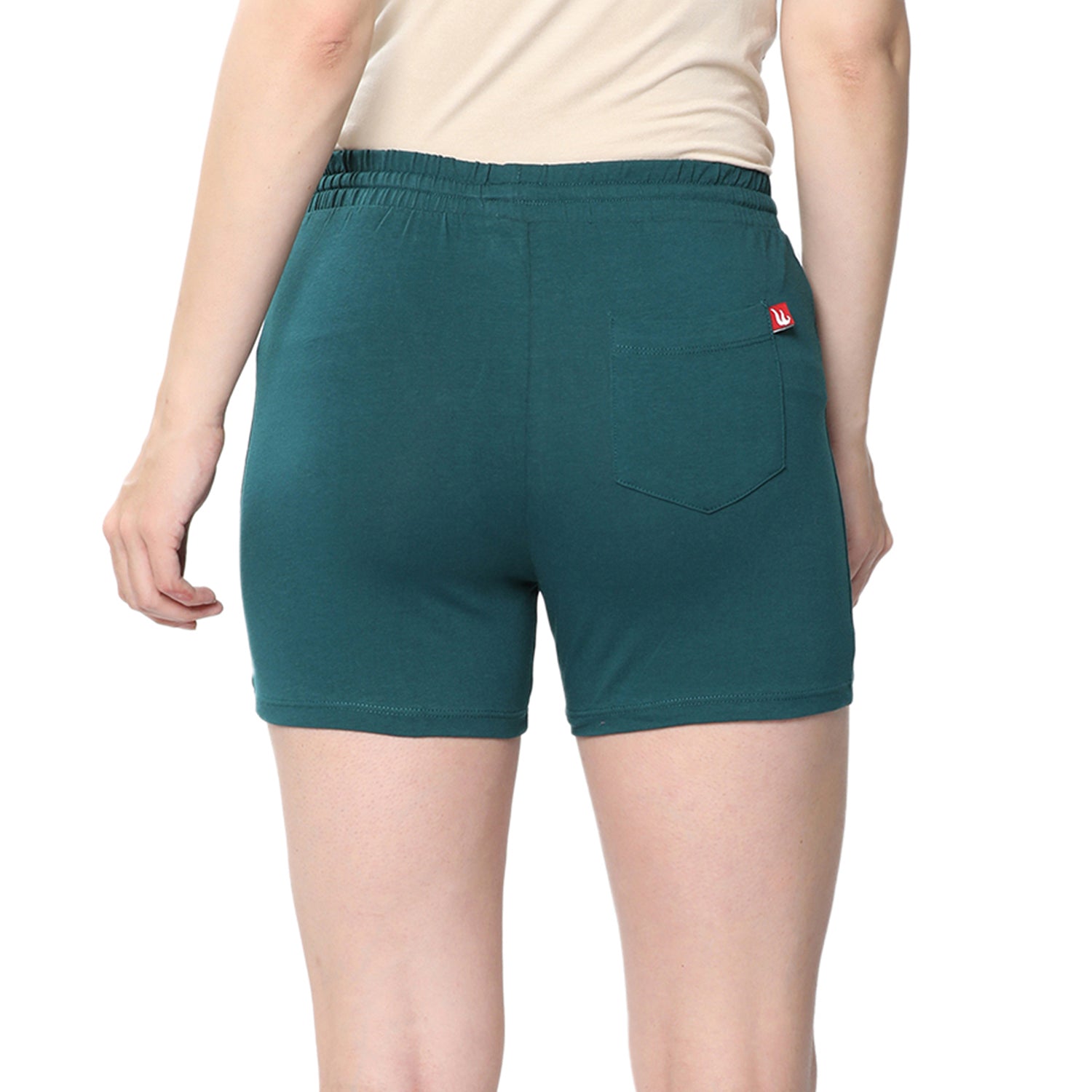 Women Teal Hot Shorts