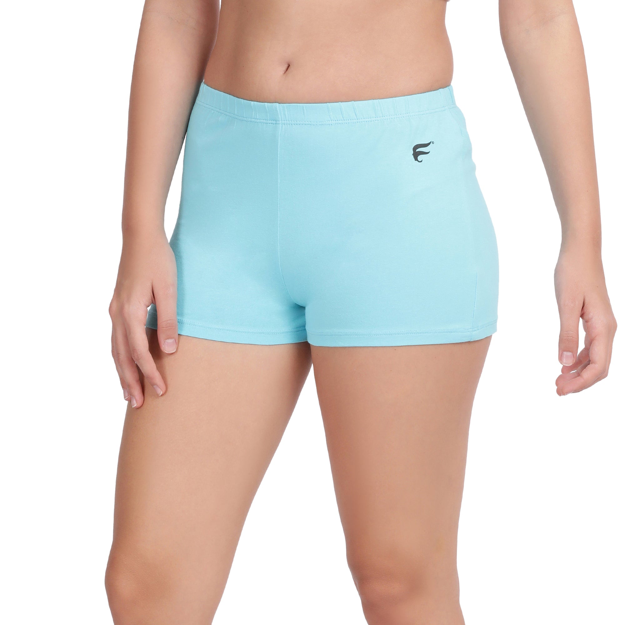 Women Blue Basic Underskirt Shorts