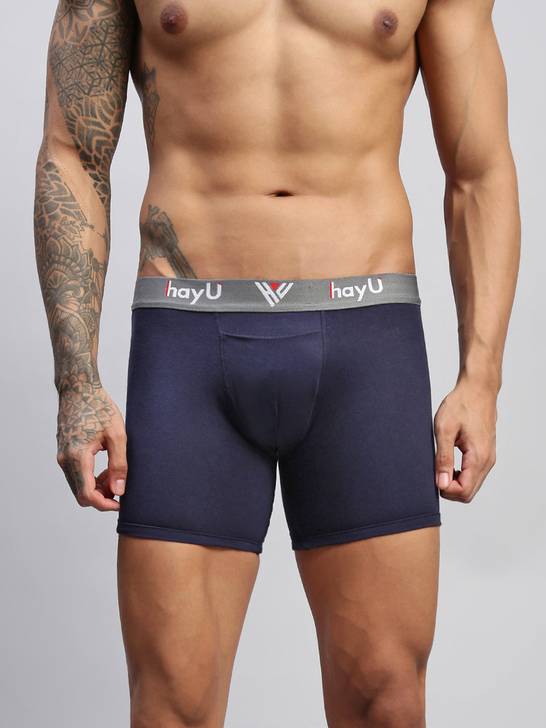 Men Cotton Elastane Boxer Briefs