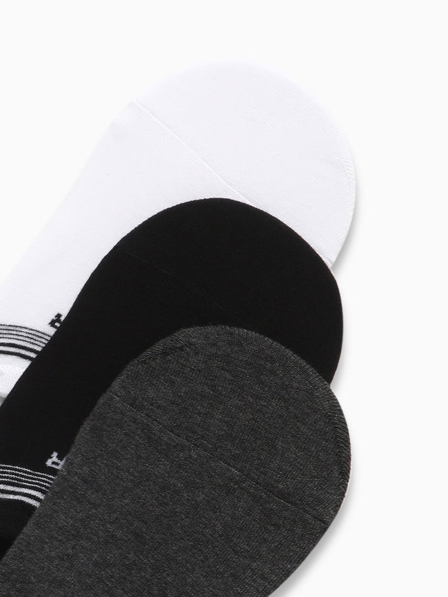 Men Multicolor Shoeliner Socks_Pack Of 3