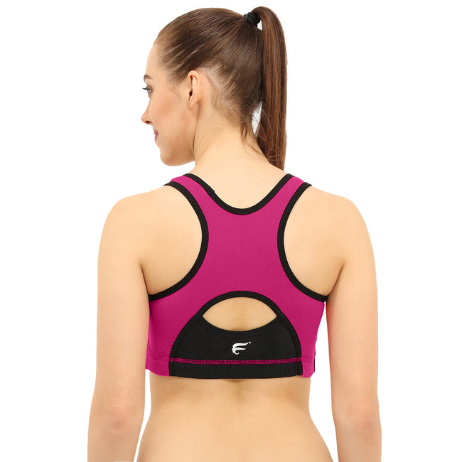 Padded Non-Wired Full Coverage Sports Bra