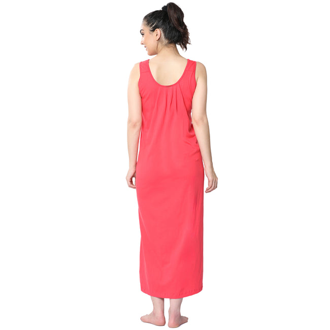 Relaxed Fit Scoop Neck Nighty Slip