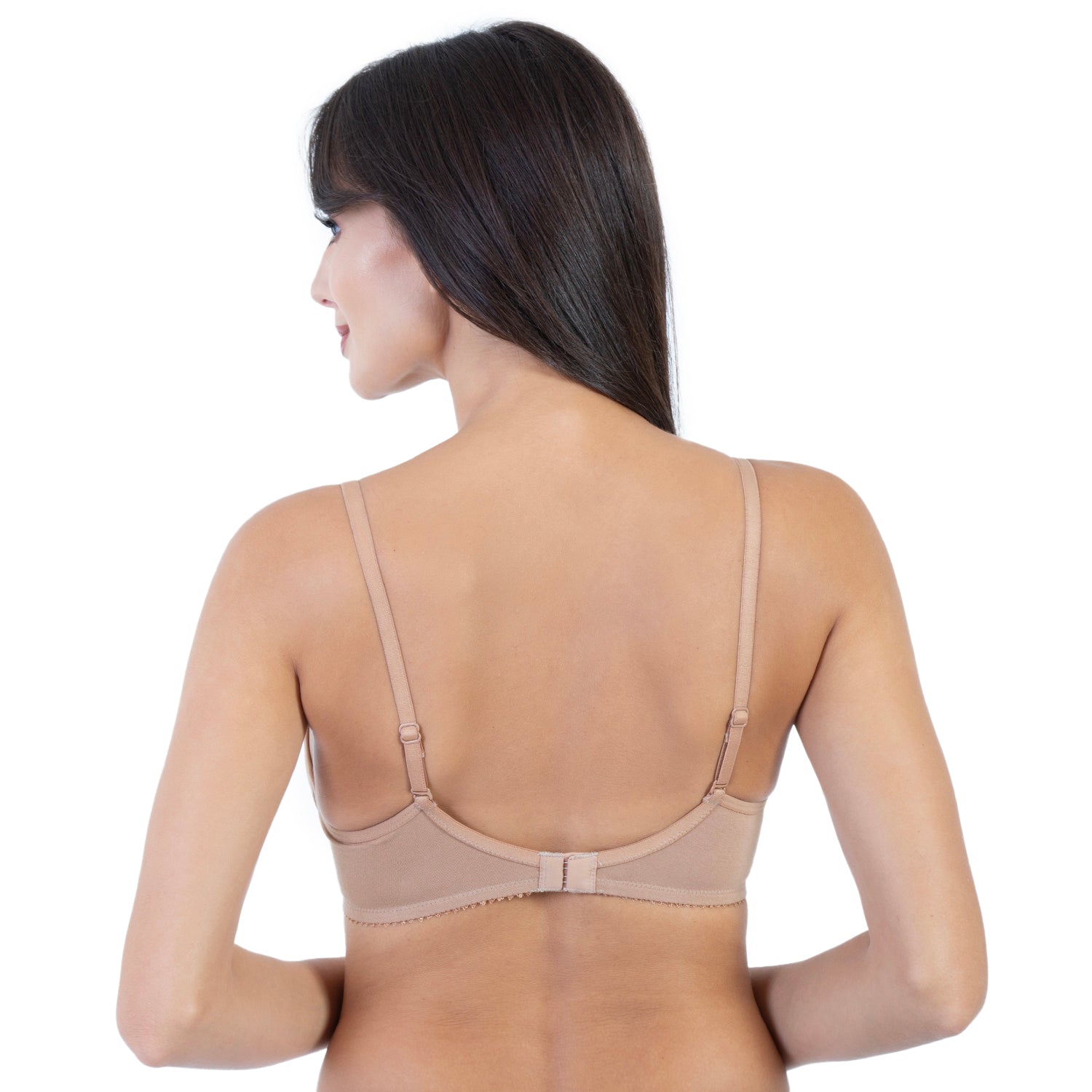 Non-Padded Non-Wired 3/4th Coverage Minimiser Bra