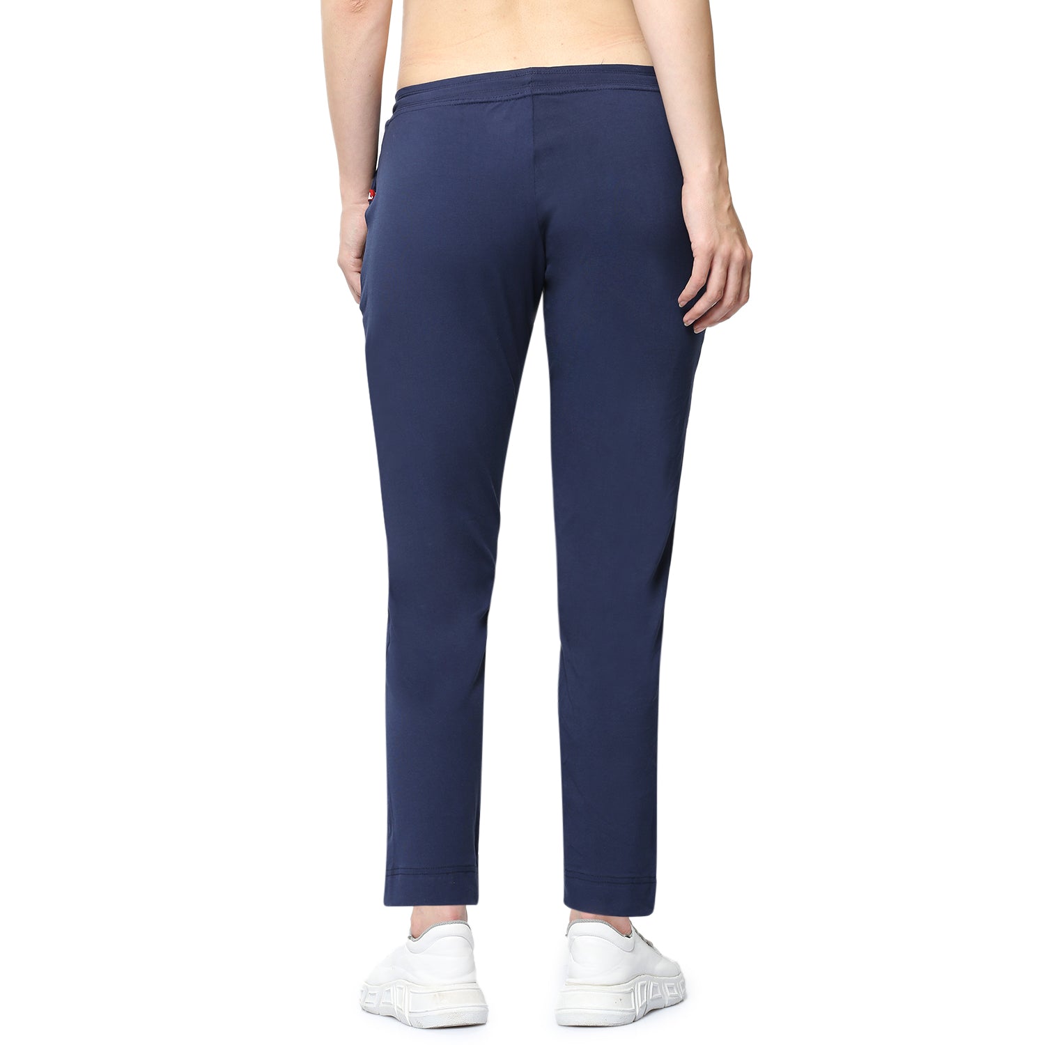 Women Navy Ankle Length Track Pant