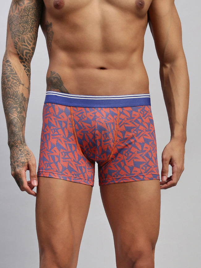 Men Triangle Modal Printed Trunks