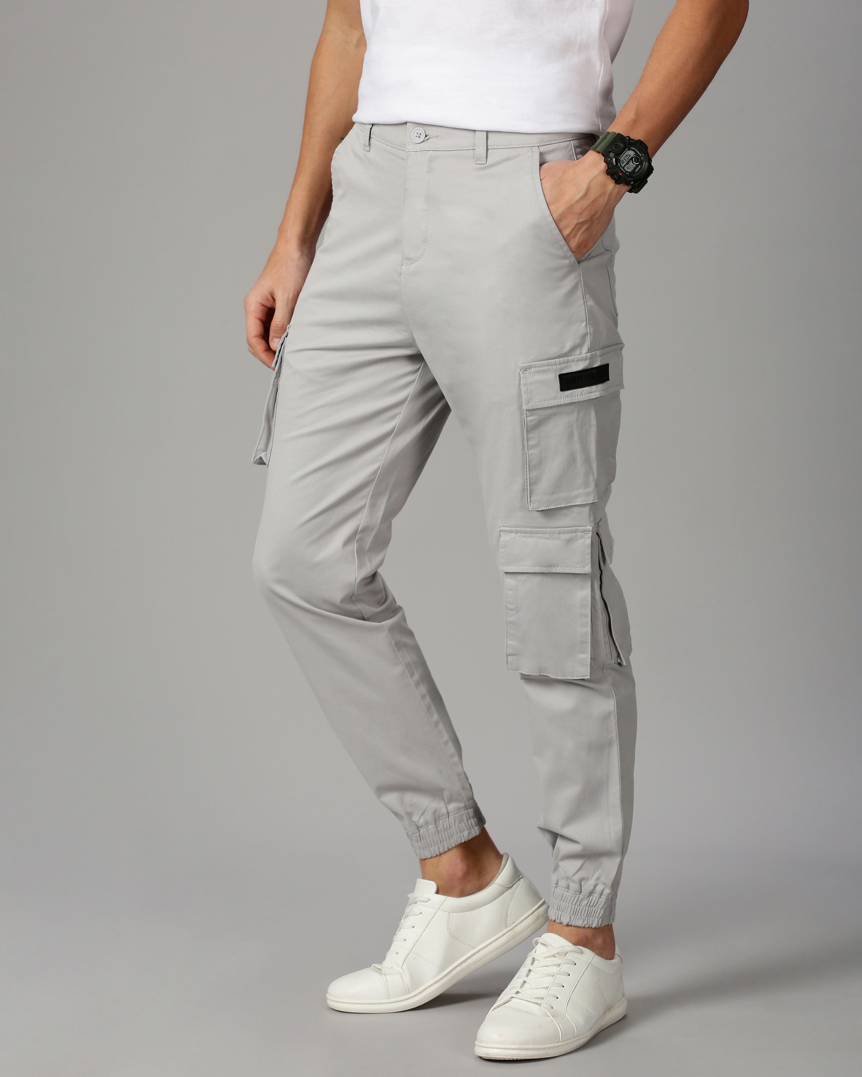 Men Grey Joggers