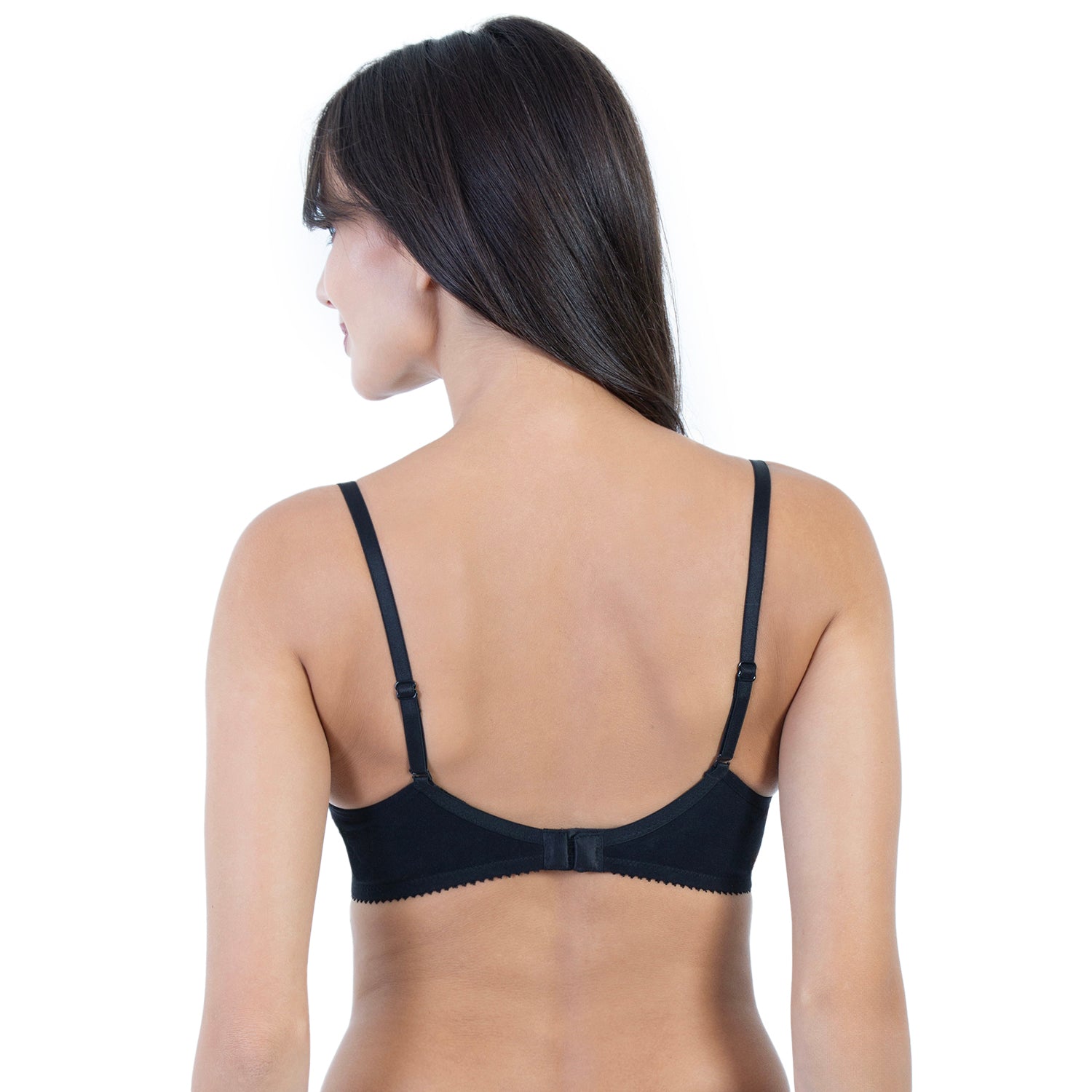 Non-Padded Non-Wired 3/4th Coverage Minimiser Bra