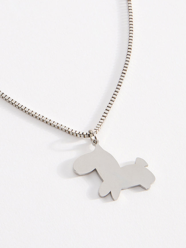 Men Stainless Steel Chain With Pendant and Lobster Closure