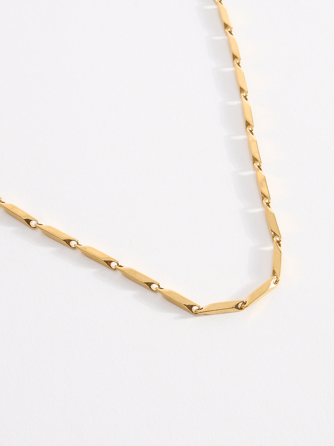 Men Trendy Rice Design Chain With Lobster Closure
